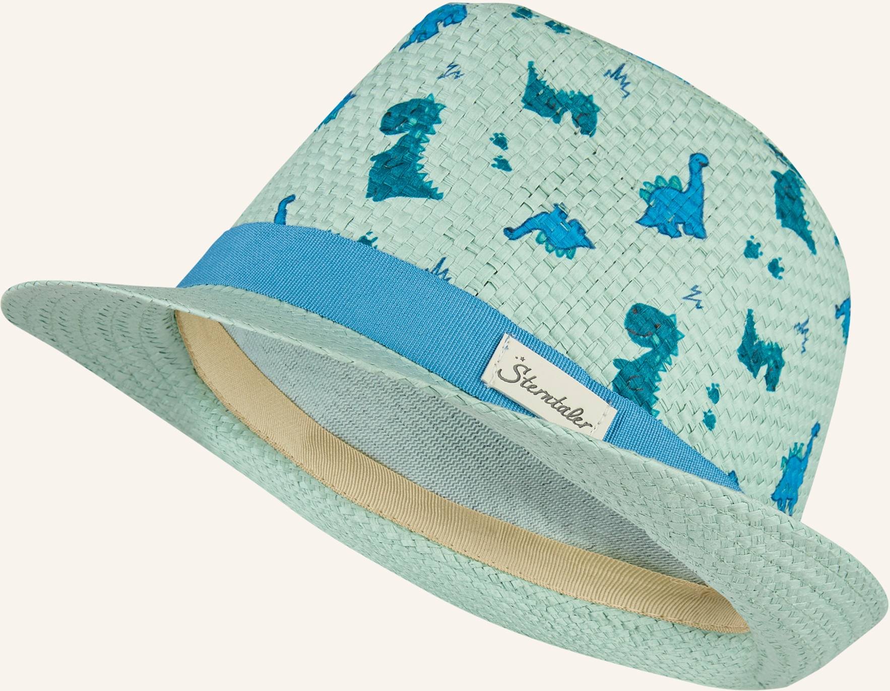 Sterntaler Strohhut Dino gruen