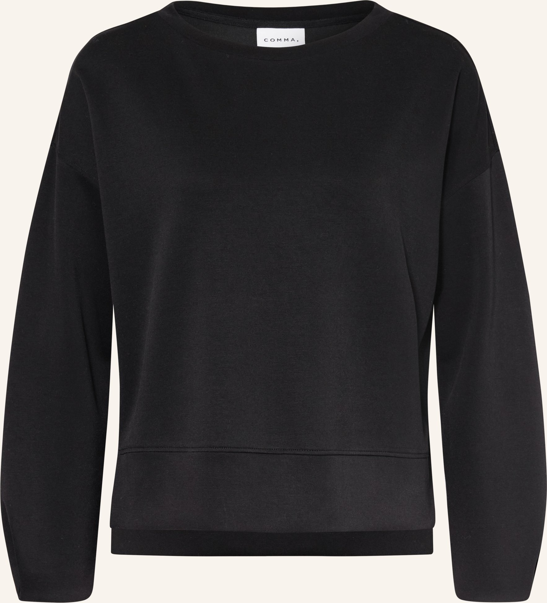 Comma Sweatshirt schwarz