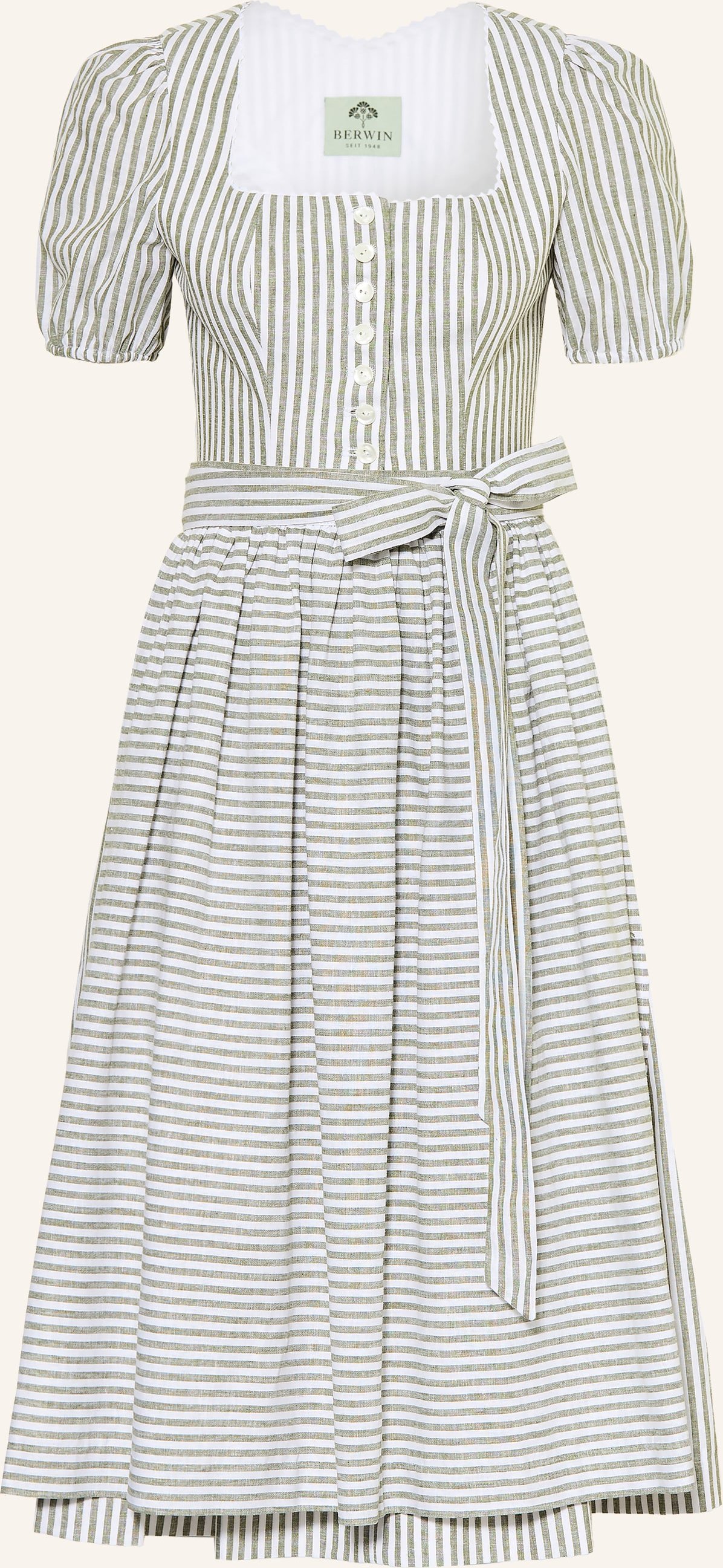 Berwin & Wolff Dirndl Mit Leinen gruen
