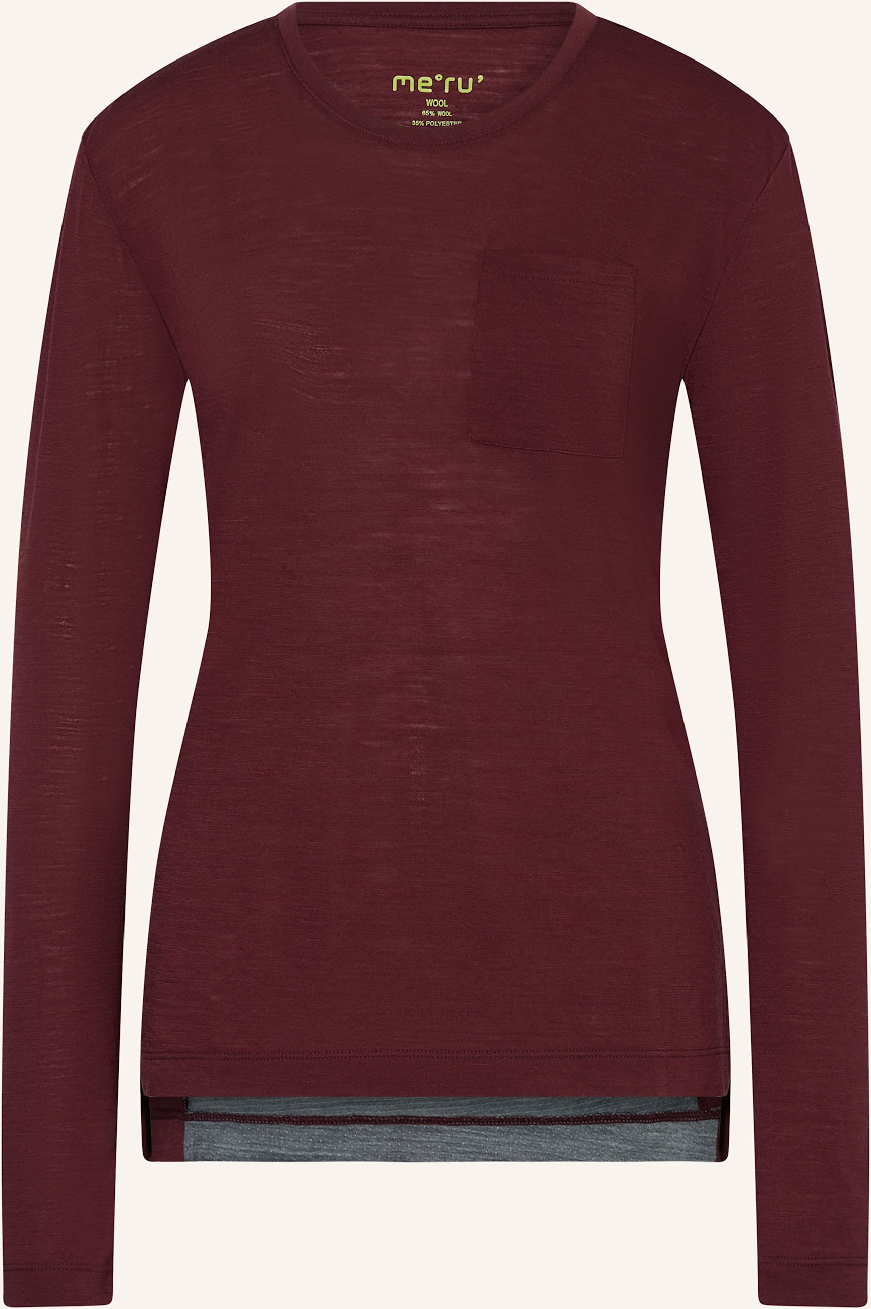 Me°Ru' Longsleeve Vaxholm rot