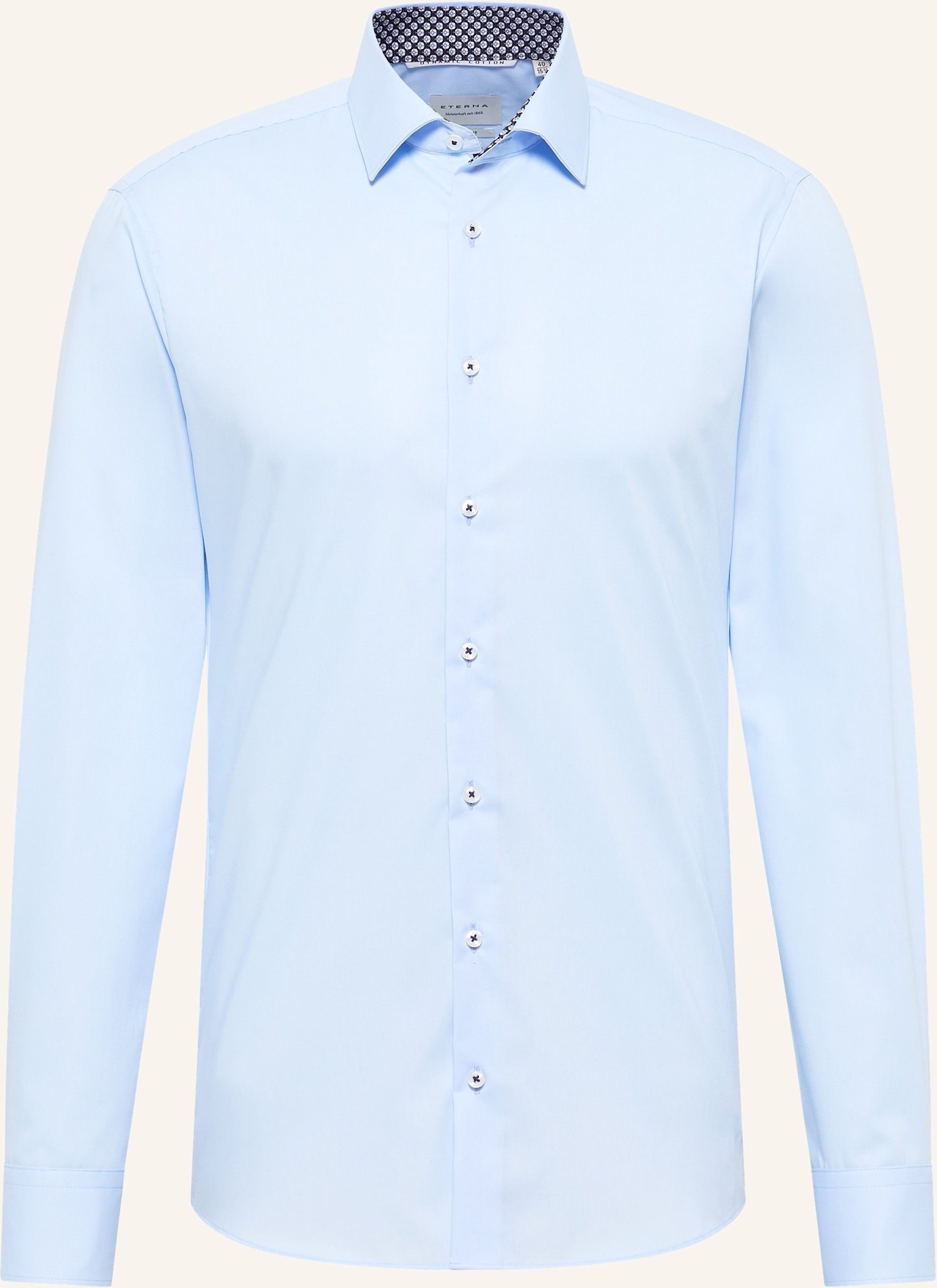 Eterna Hemd Slim Fit blau