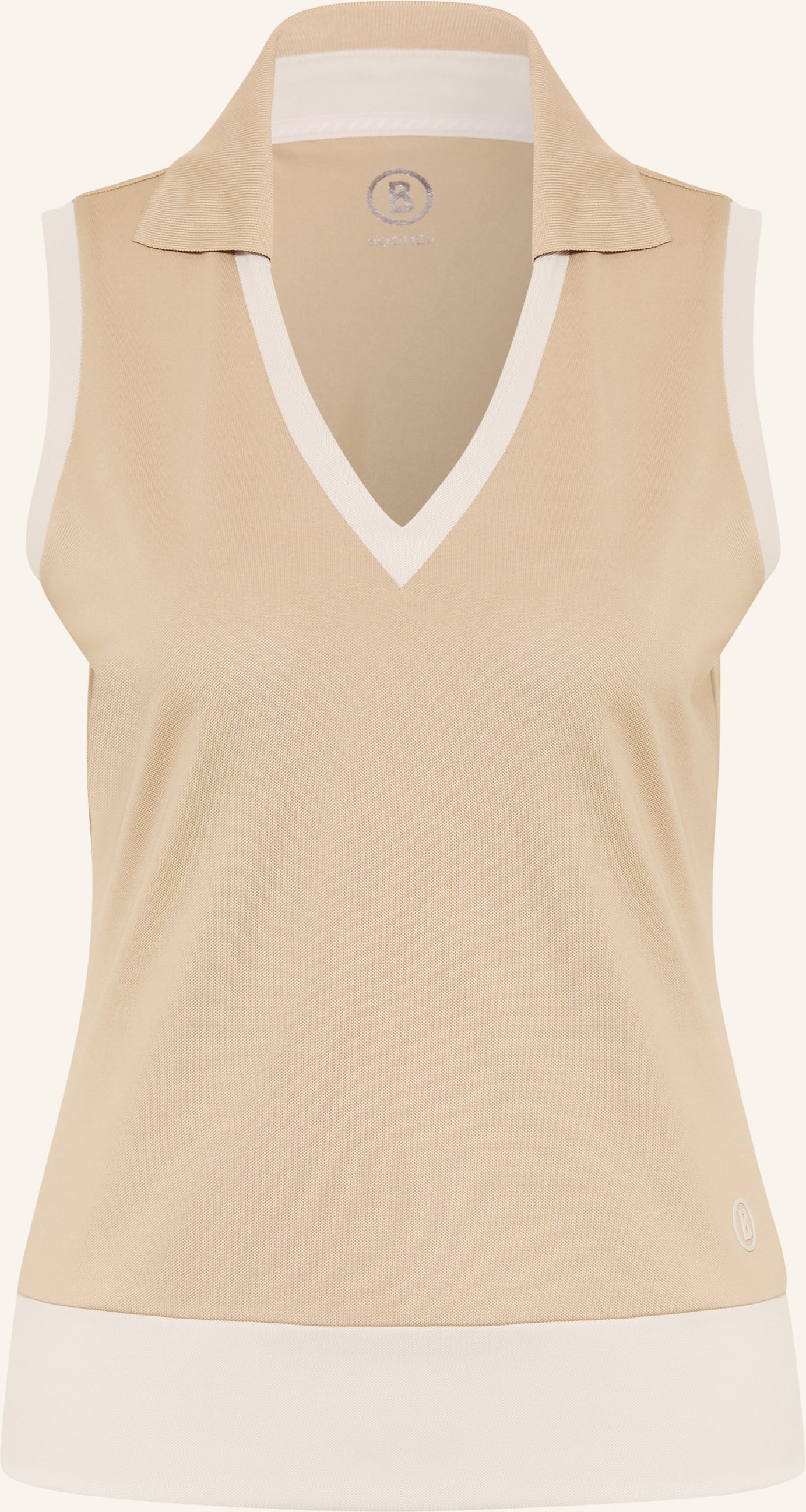 Bogner Piqué-Poloshirt Alysha beige