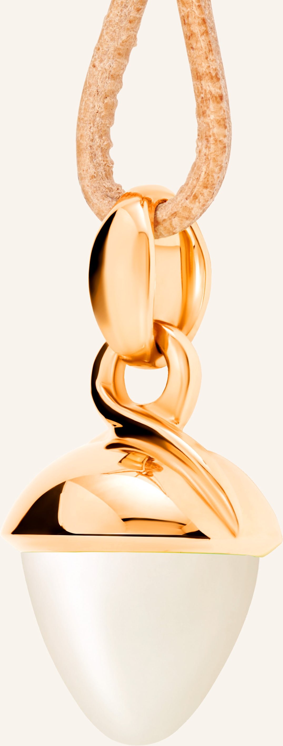 Tamara Comolli Anhänger Pendant Mikado Bouquet Moonstone Sand/White Aus 18k Roségold Mit Sand Mondstein rosegold