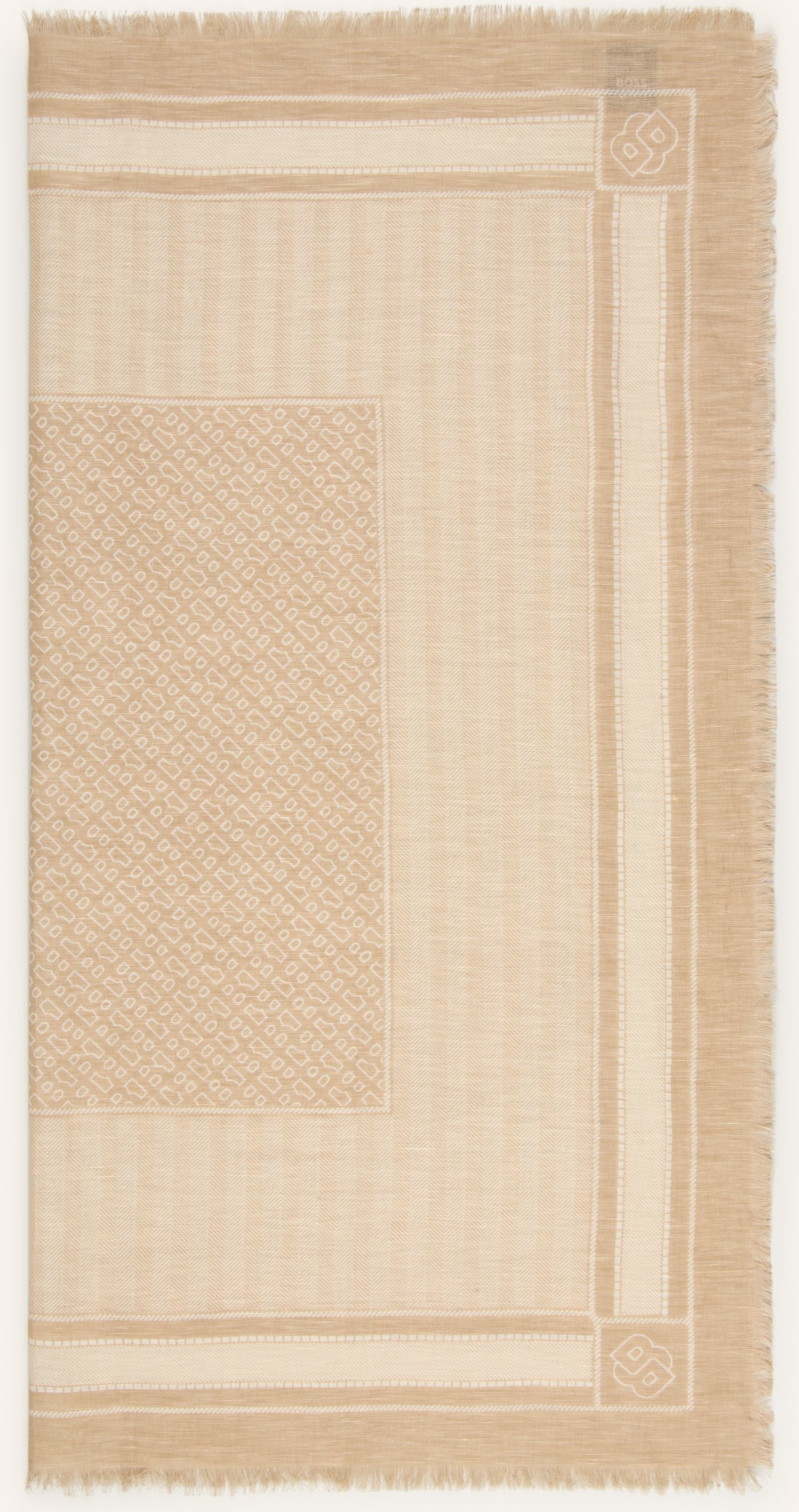 Boss Tuch Jinnah Mit Leinen beige