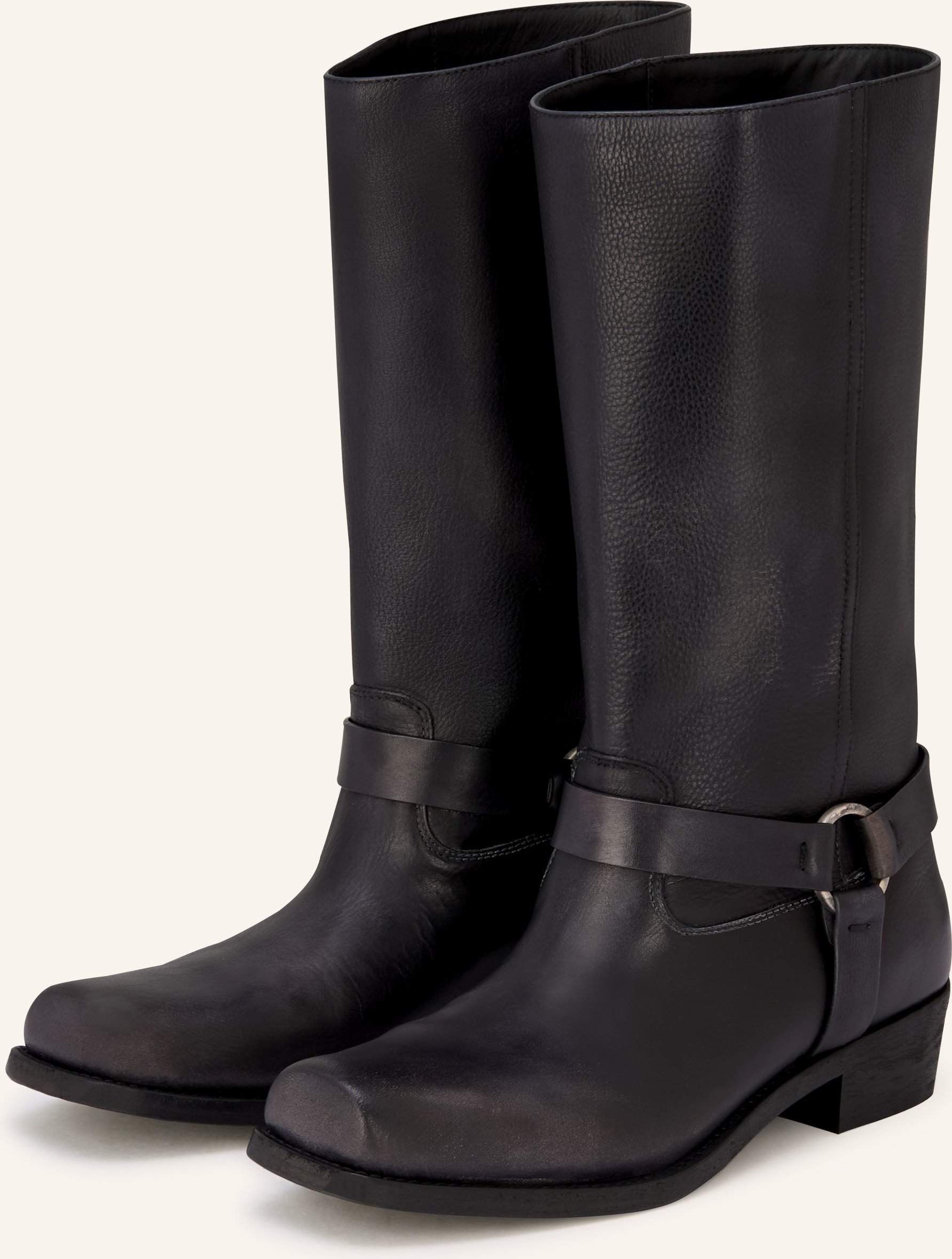 Golden Goose Biker Boots schwarz