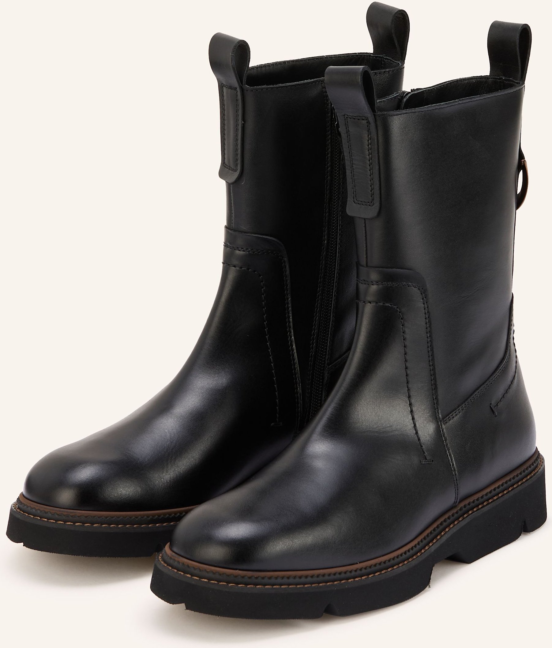 Pertini Boots schwarz