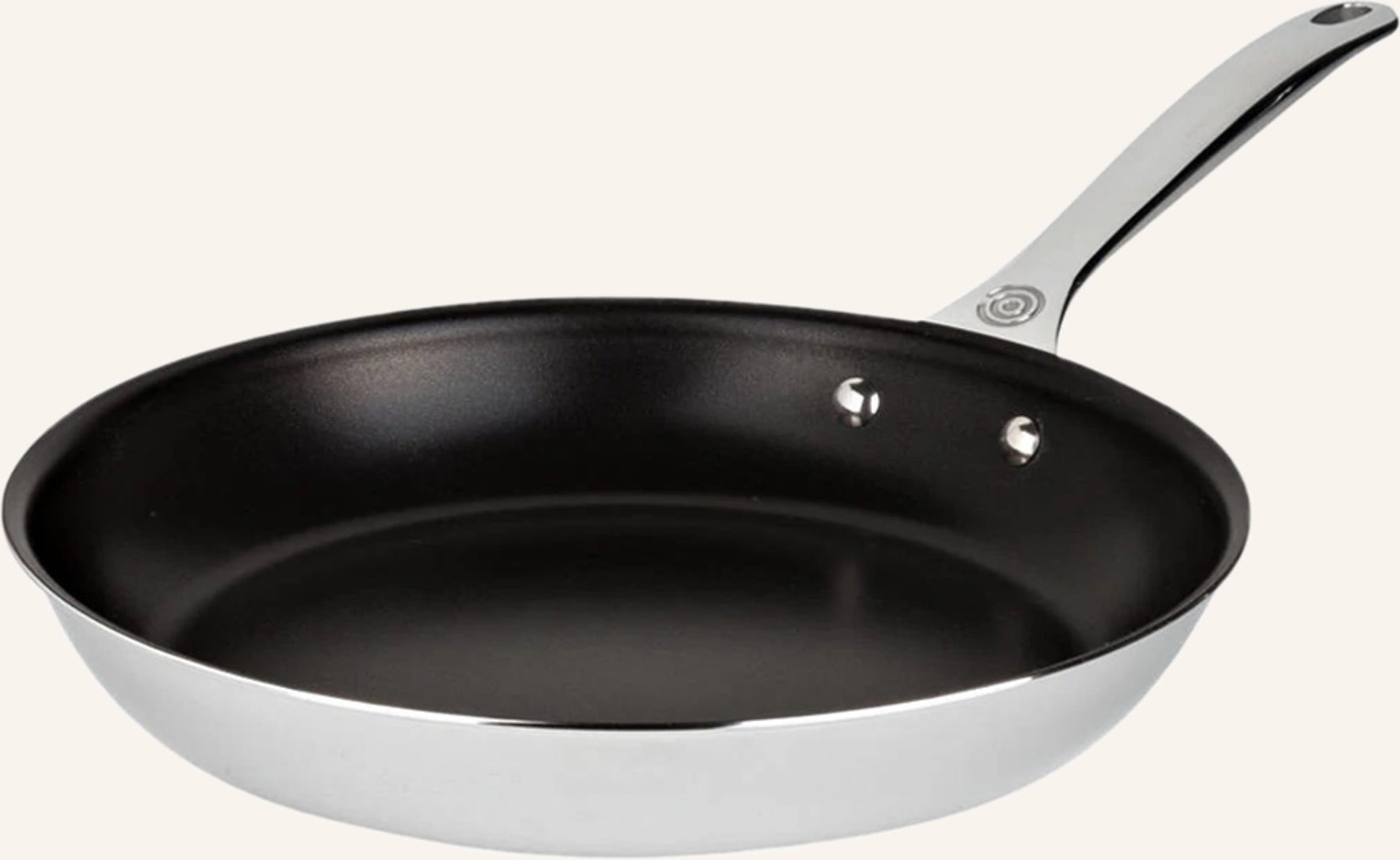 Le Creuset Pfanne 3-Ply Plus silber