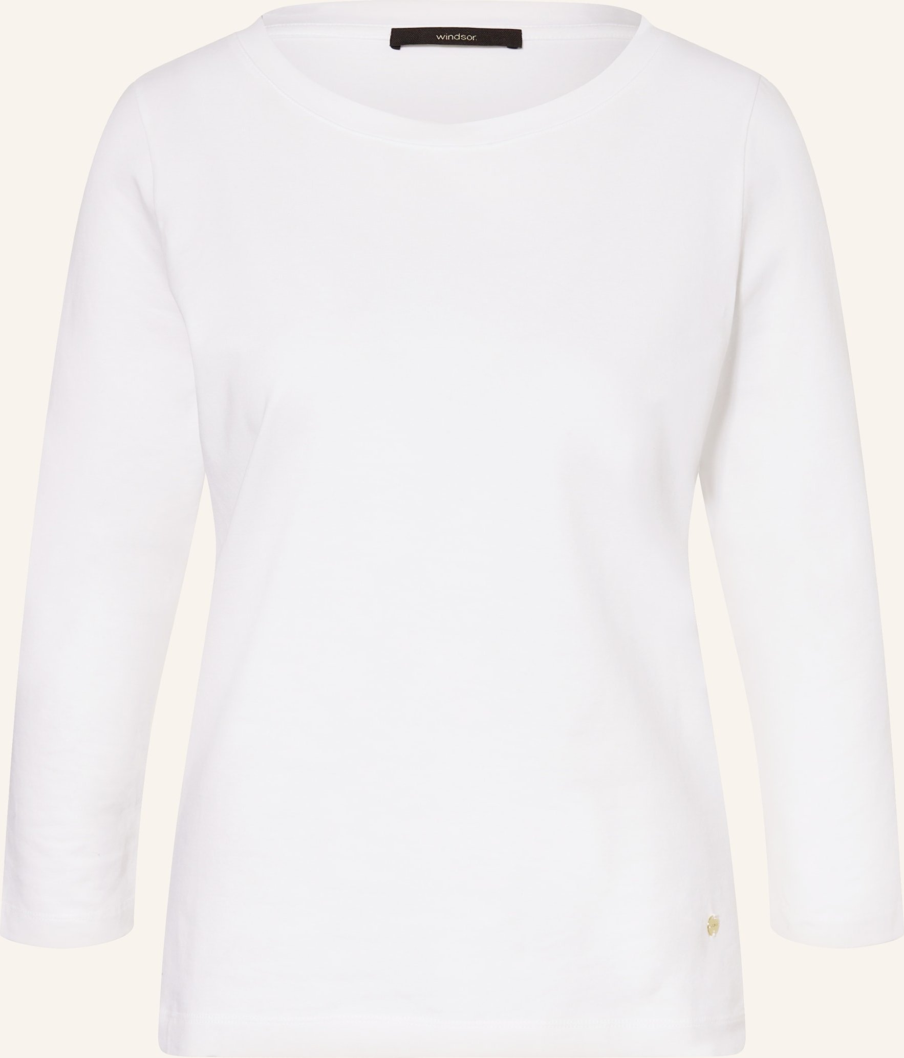 Windsor. Shirt Mit 3/4-Arm weiss