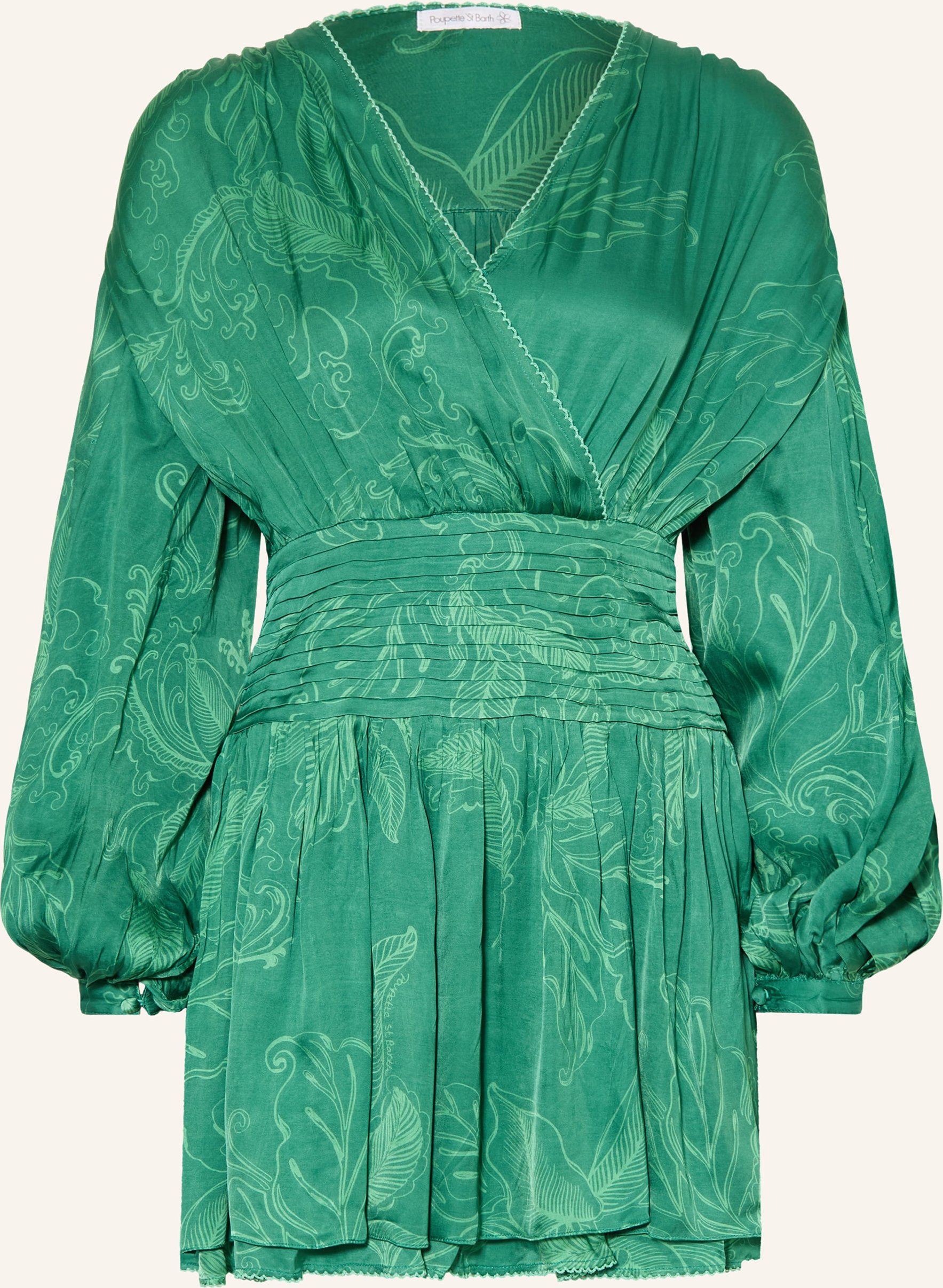 Poupette St Barth Strandkleid Colleen gruen