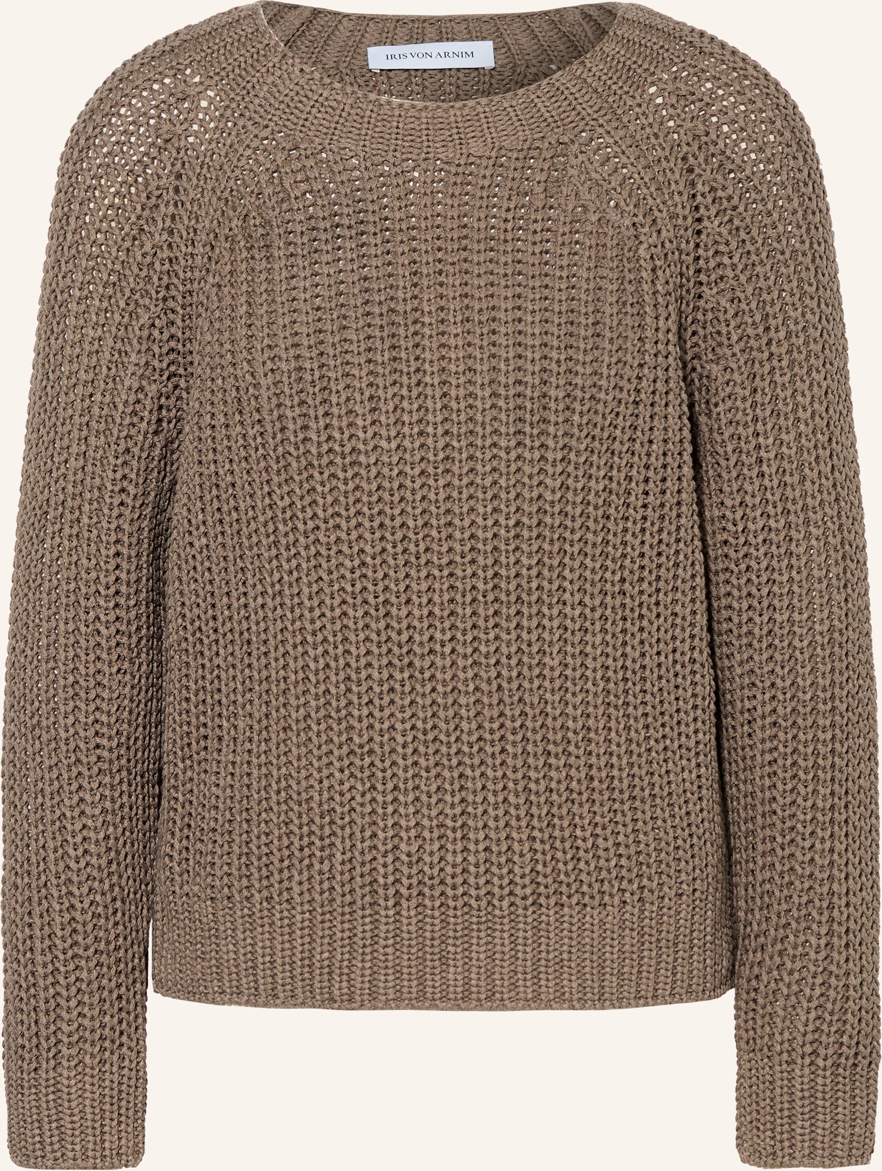 Iris Von Arnim Pullover Aniva Mit Seide Und Leinen beige