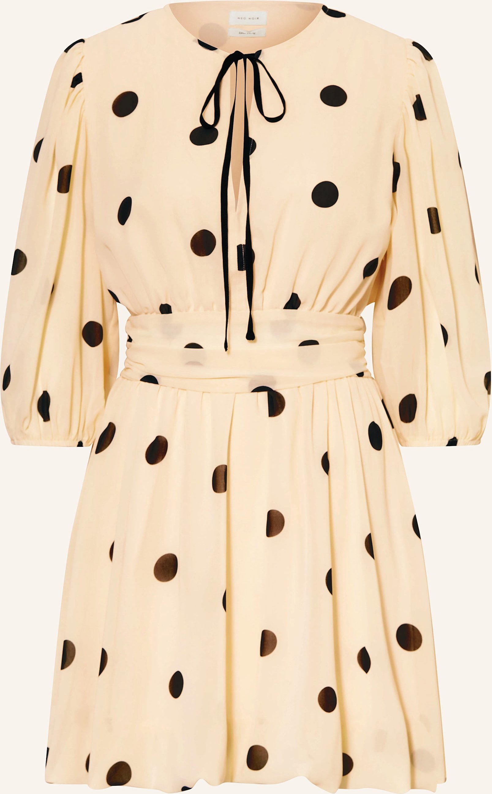 Neo Noir Kleid Consetta Mit 3/4-Arm weiss