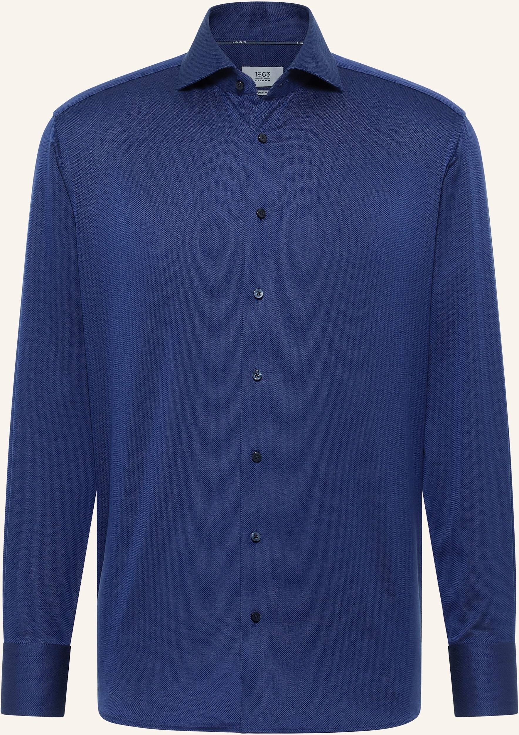 1863 By Eterna Hemd Modern Fit blau