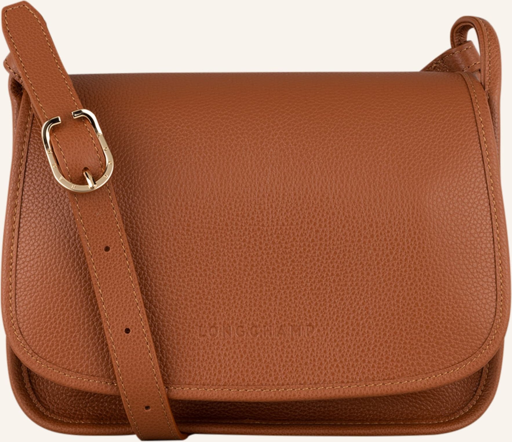 Longchamp Umhängetasche Le Foulonné M braun