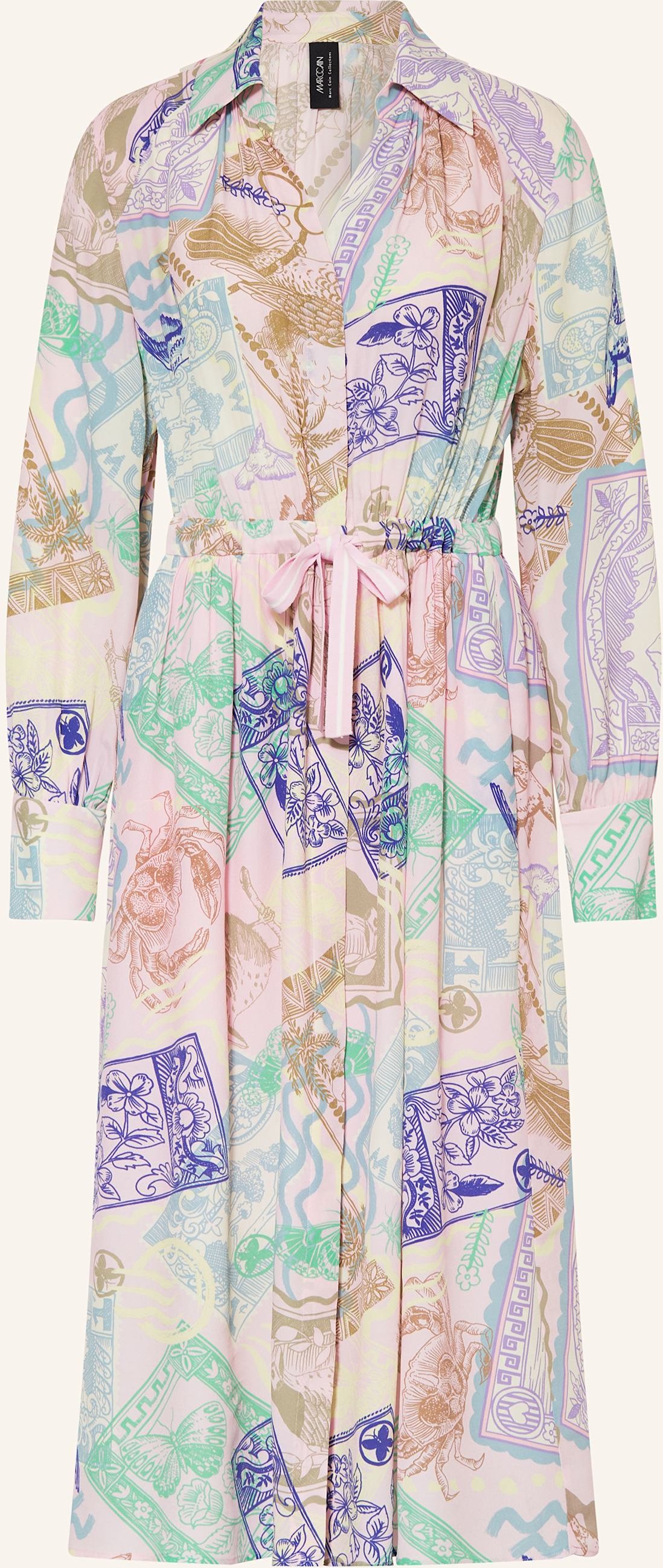 Marc Cain Hemdblusenkleid Mit Seide pink