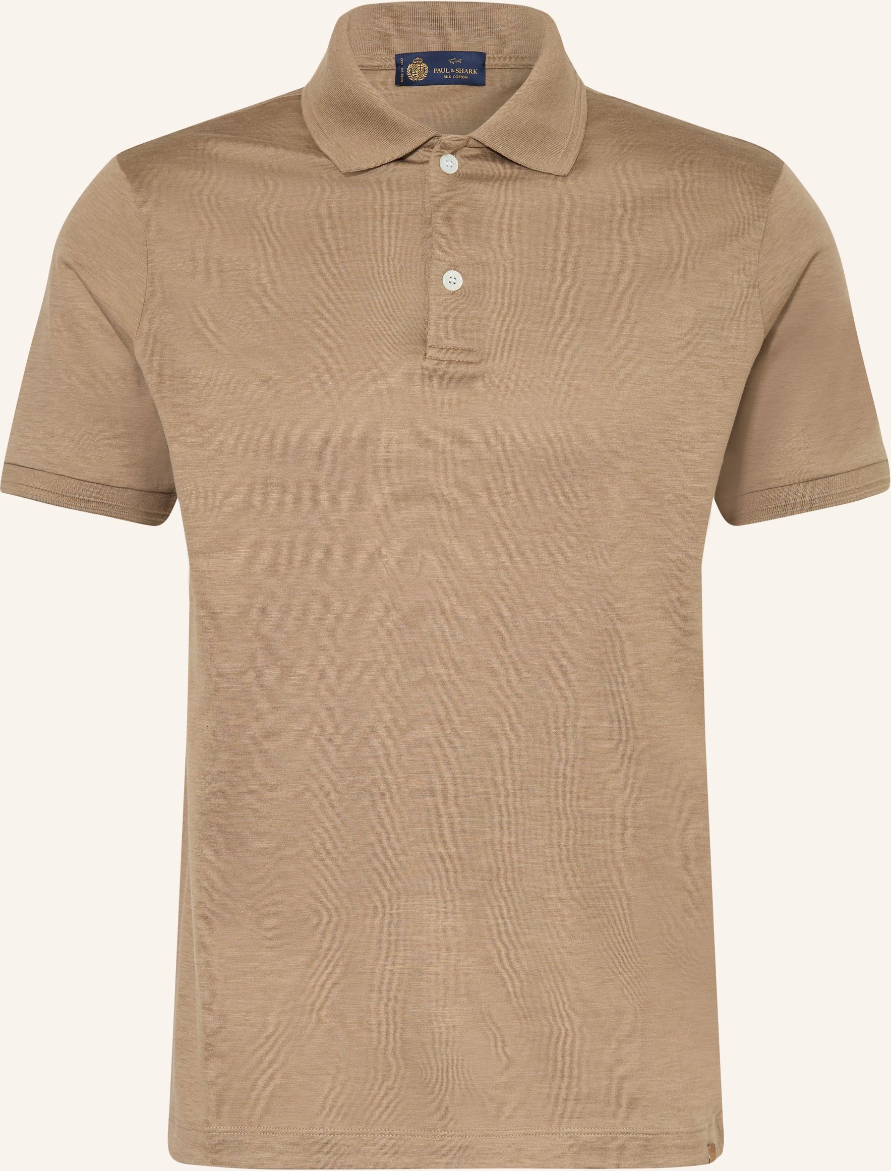 Paul & Shark Poloshirt Mit Seide beige