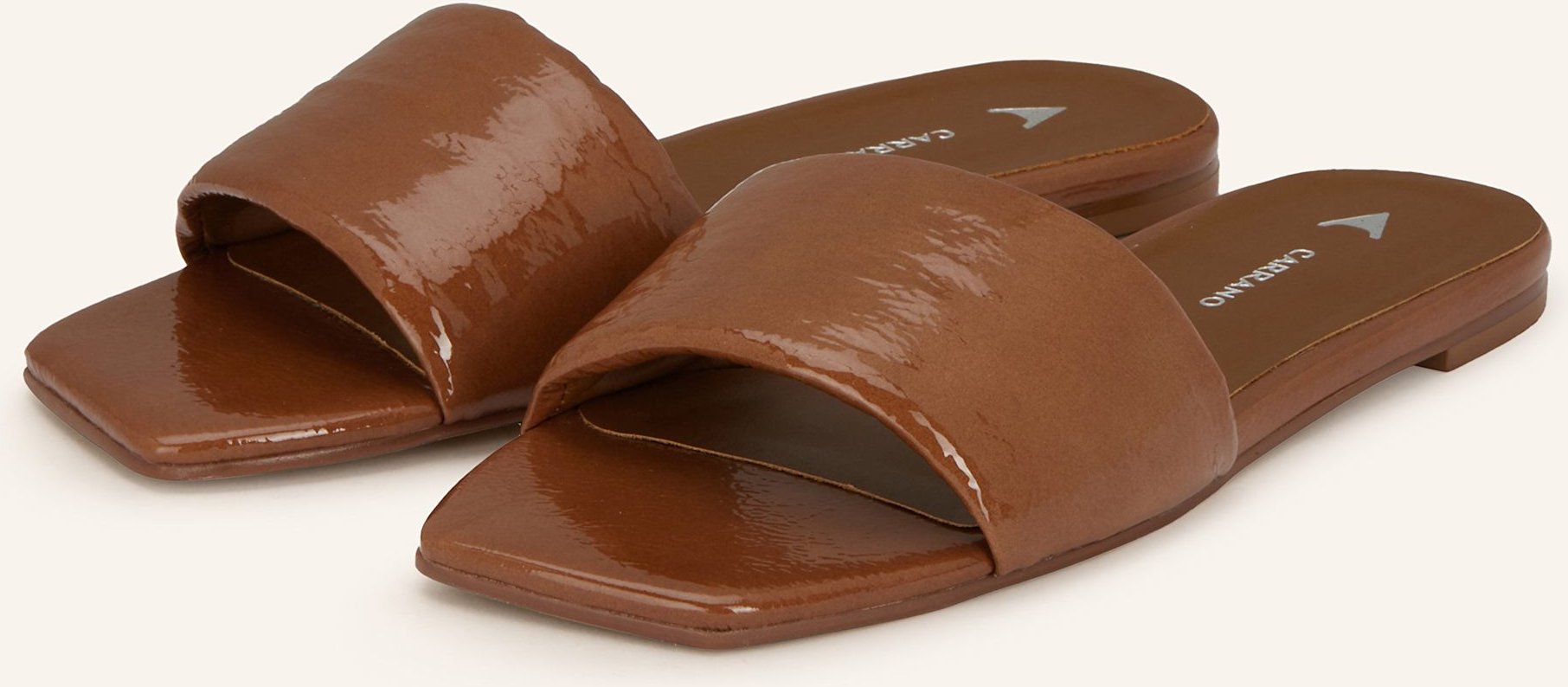 Carrano Pantoletten braun