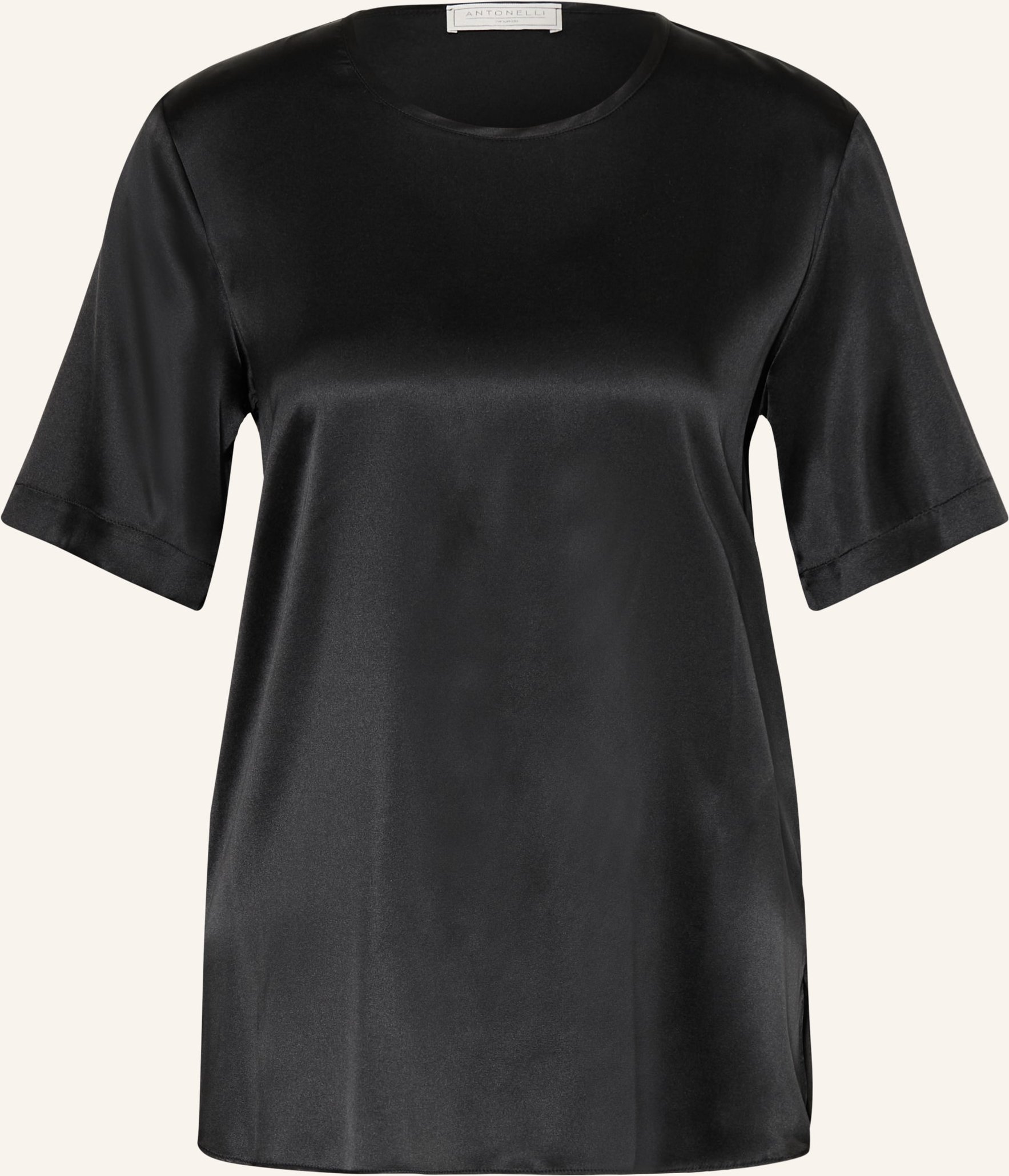 Antonelli Firenze Blusenshirt Aus Seide schwarz