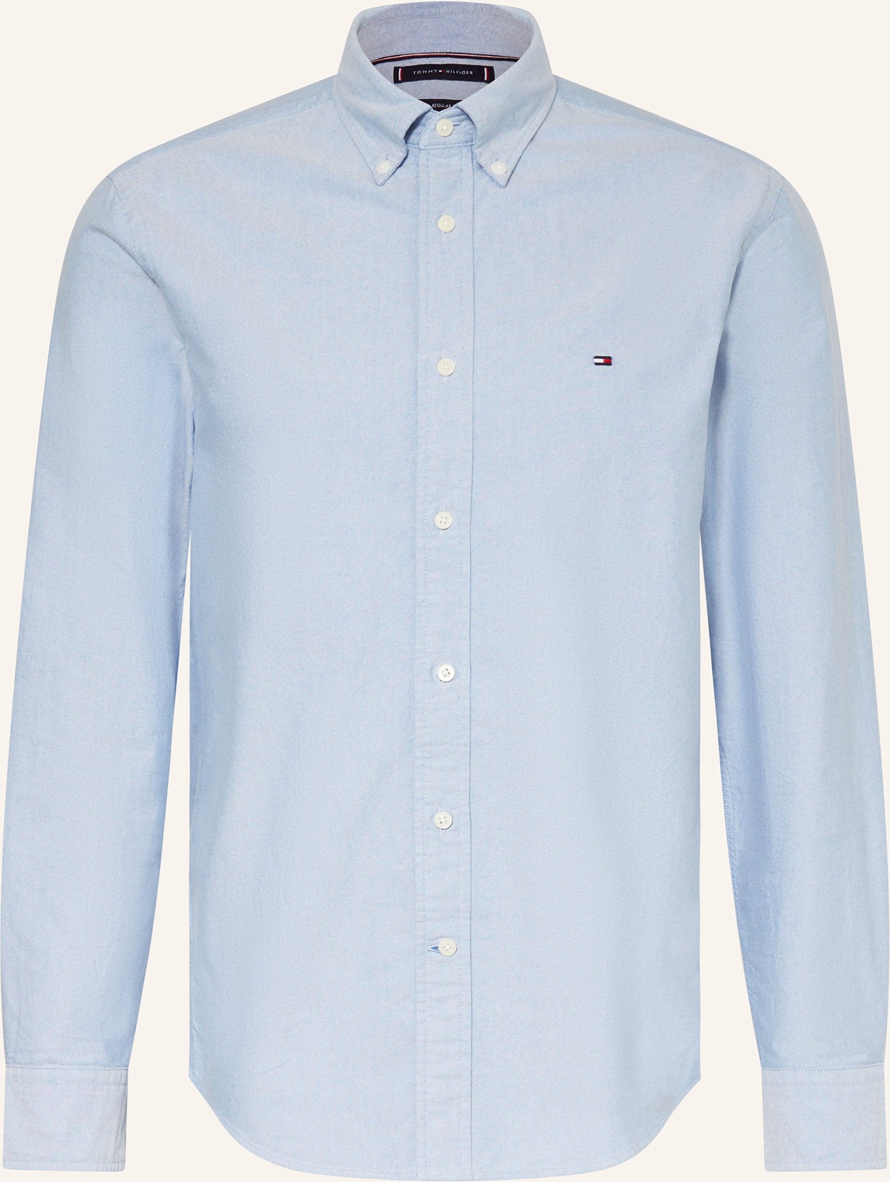 Tommy Hilfiger Oxfordhemd Regular Fit blau