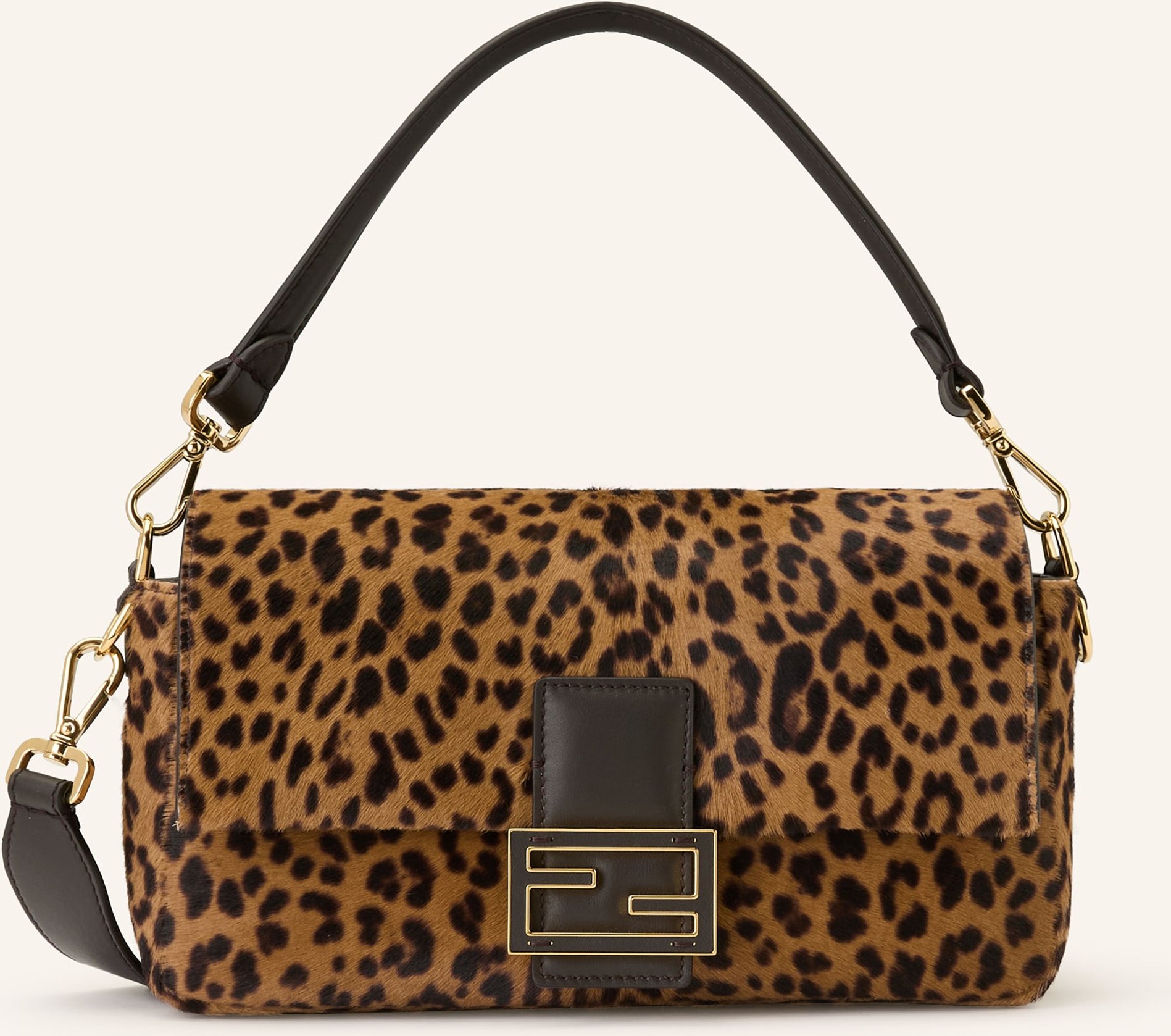 Fendi Handtasche Baguette braun