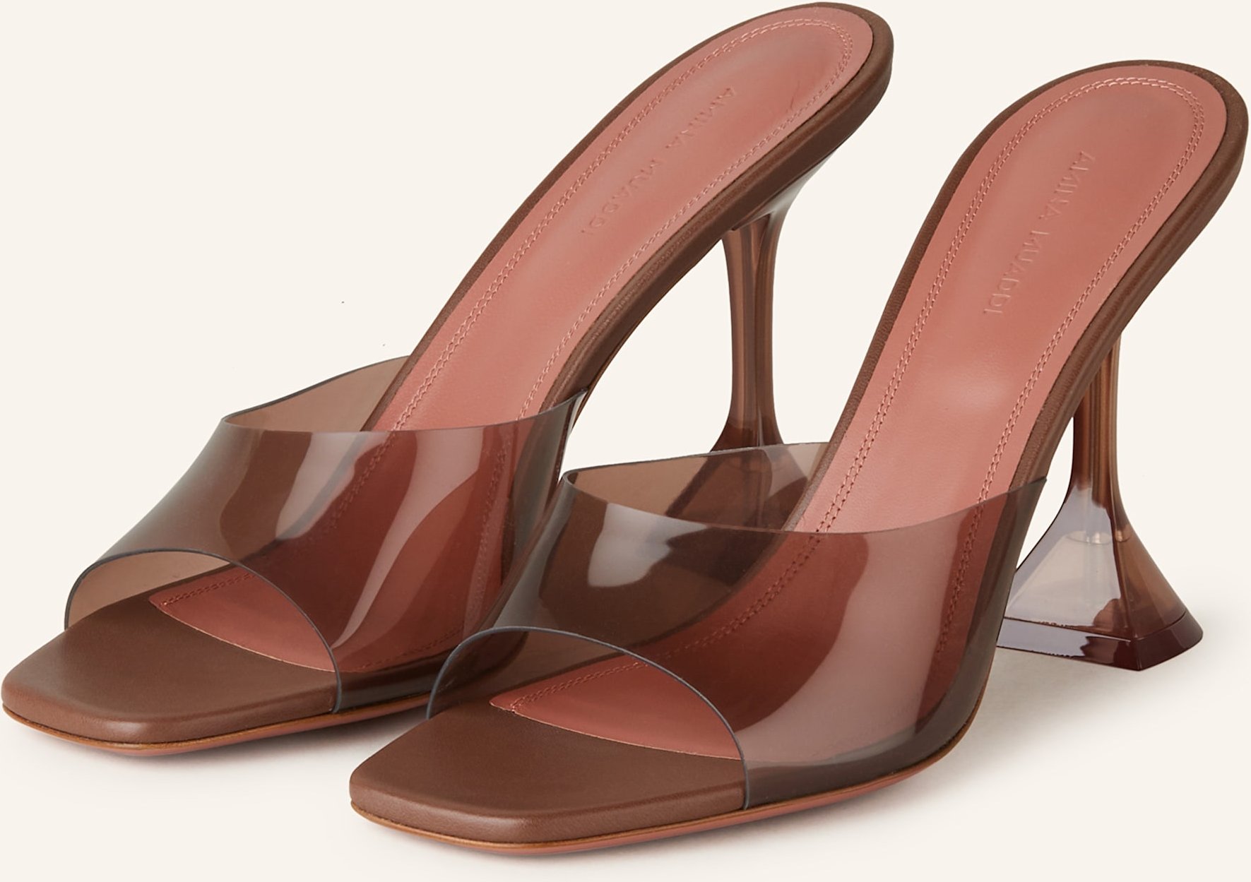 Amina Muaddi Mules Lupita braun