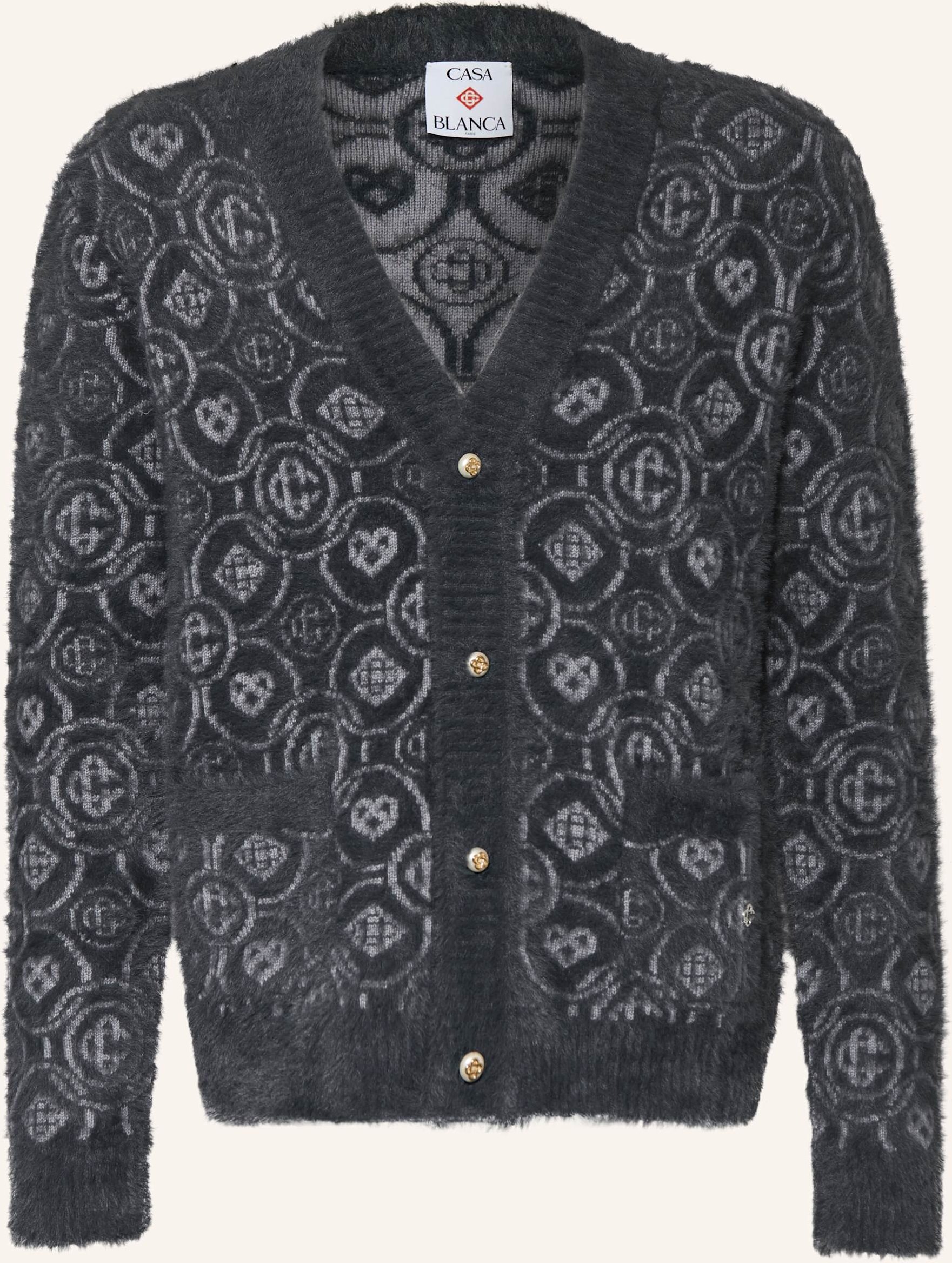 Casablanca Strickjacke grau