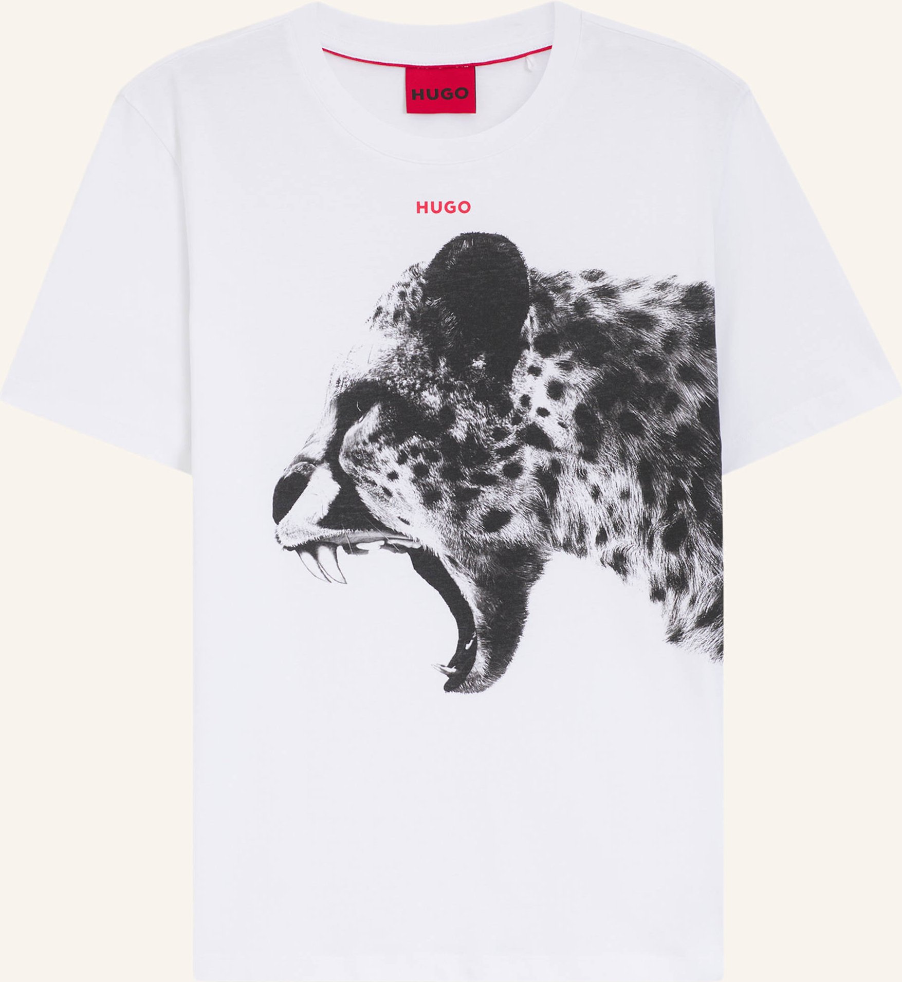 Hugo T-Shirt Dikobra_In Regular Fit weiss