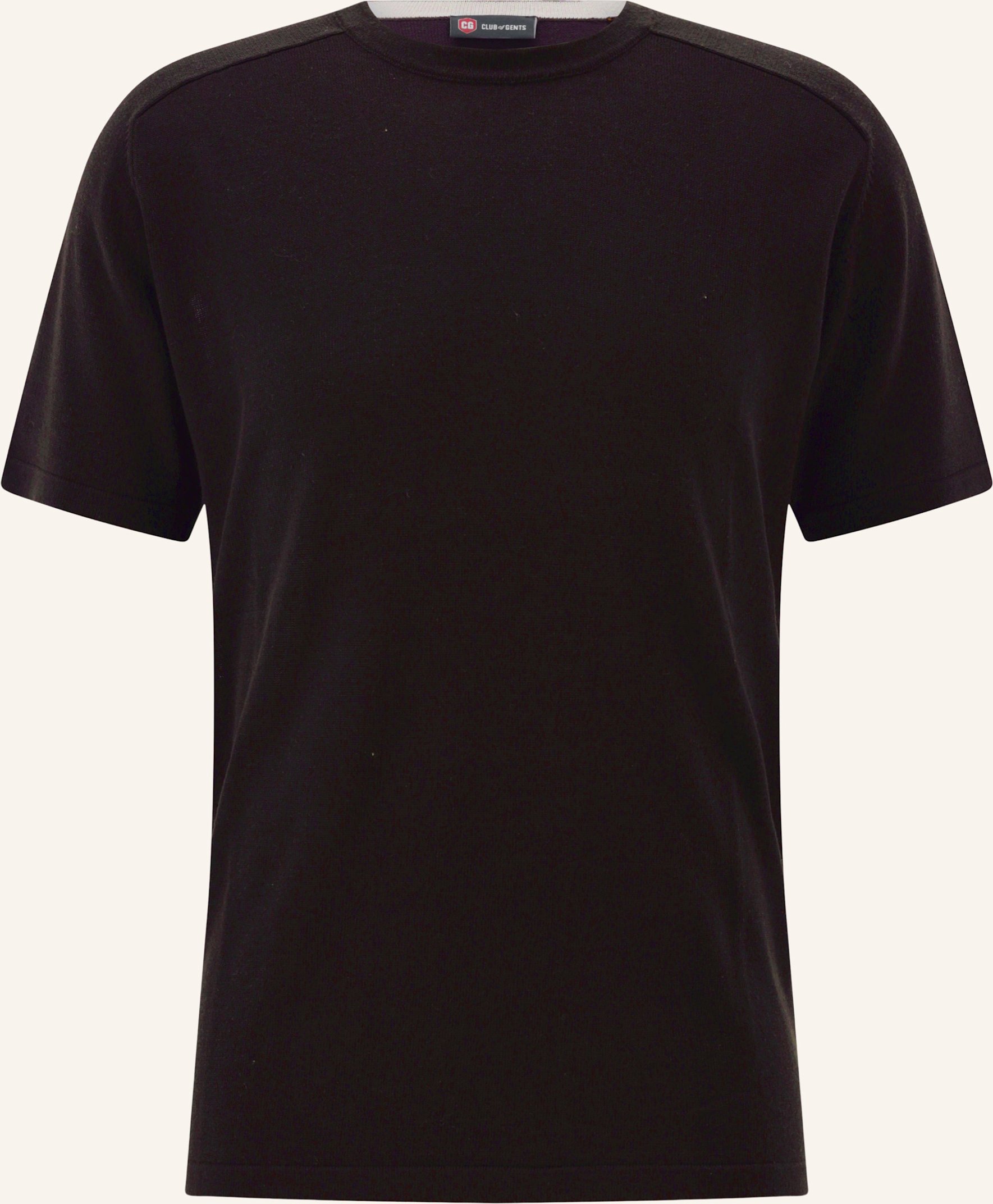 Thumbnail - Cg - Club Of Gents T-Shirt Cg Braden Slim Fit schwarz
