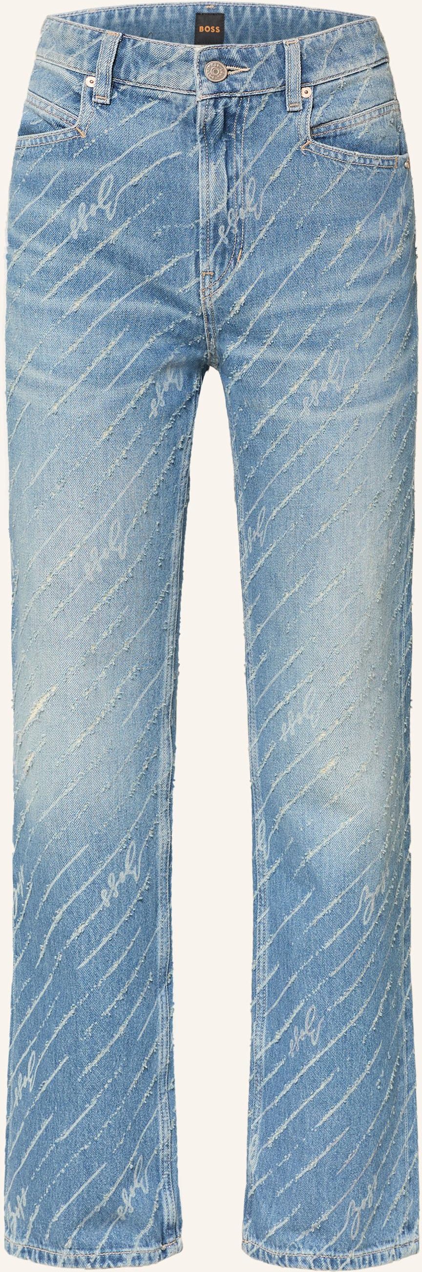 Boss Straight Jeans Ada blau