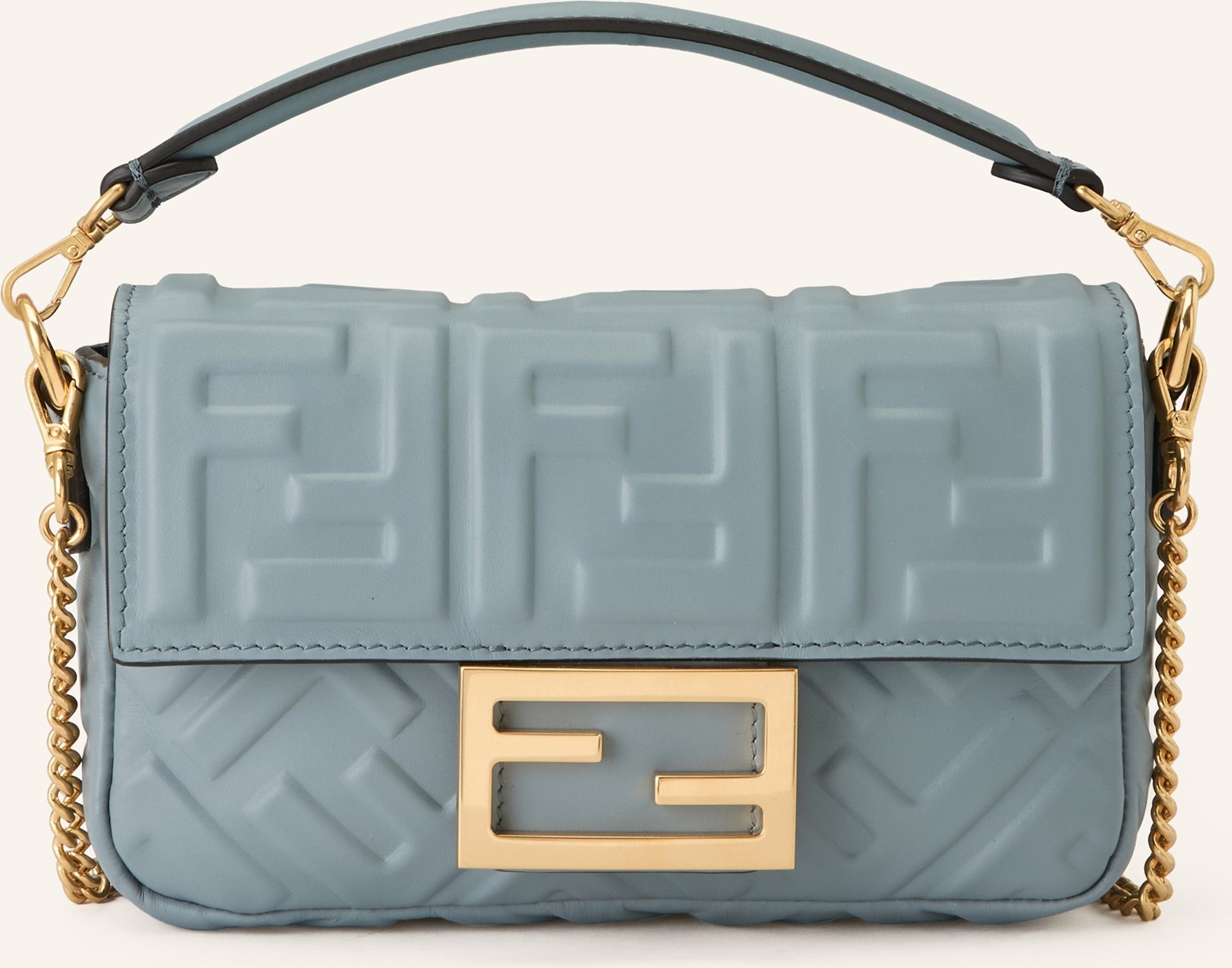 Fendi Handtasche Baguette Mini blau