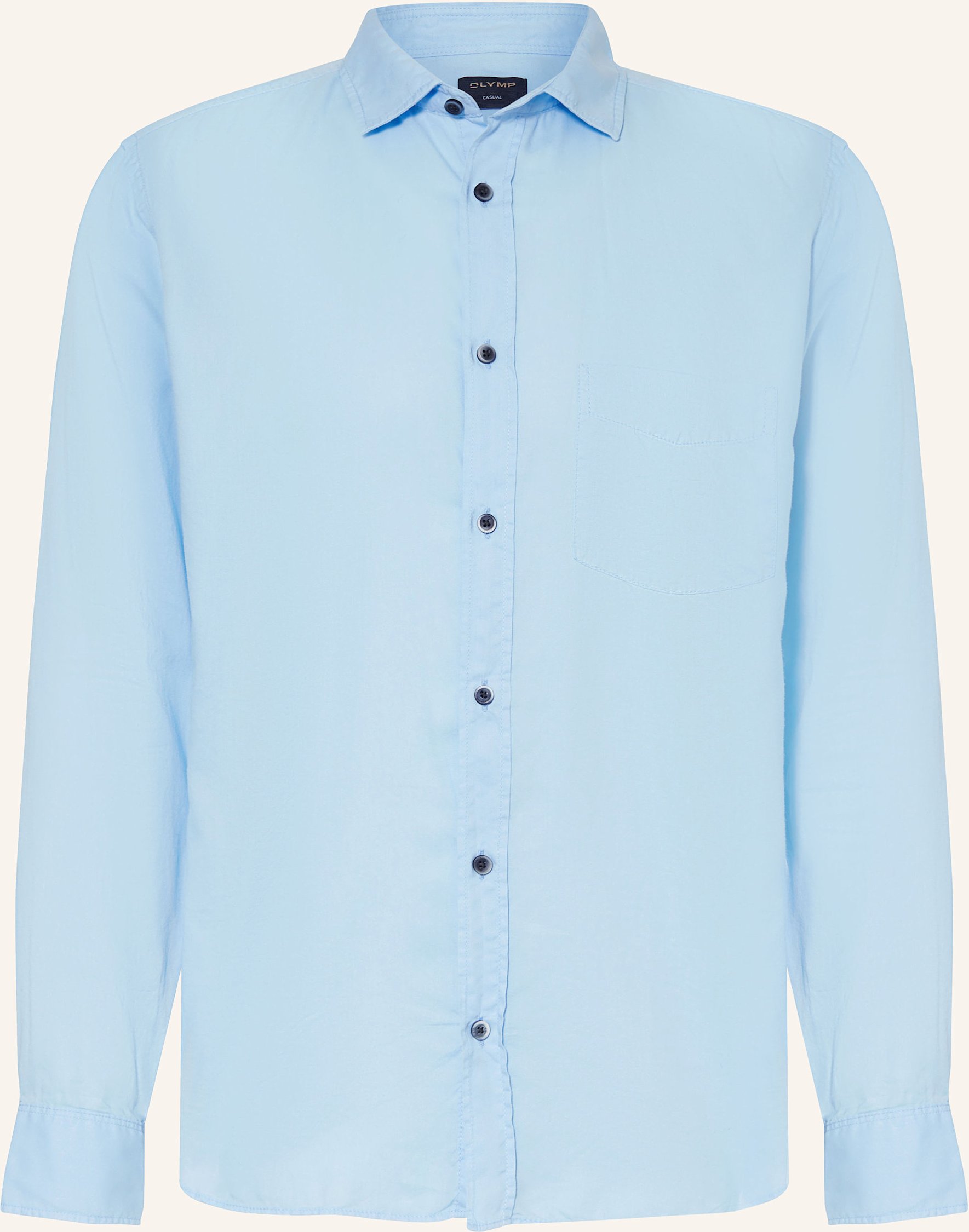 Thumbnail - Olymp Hemd Casual Modern Fit blau