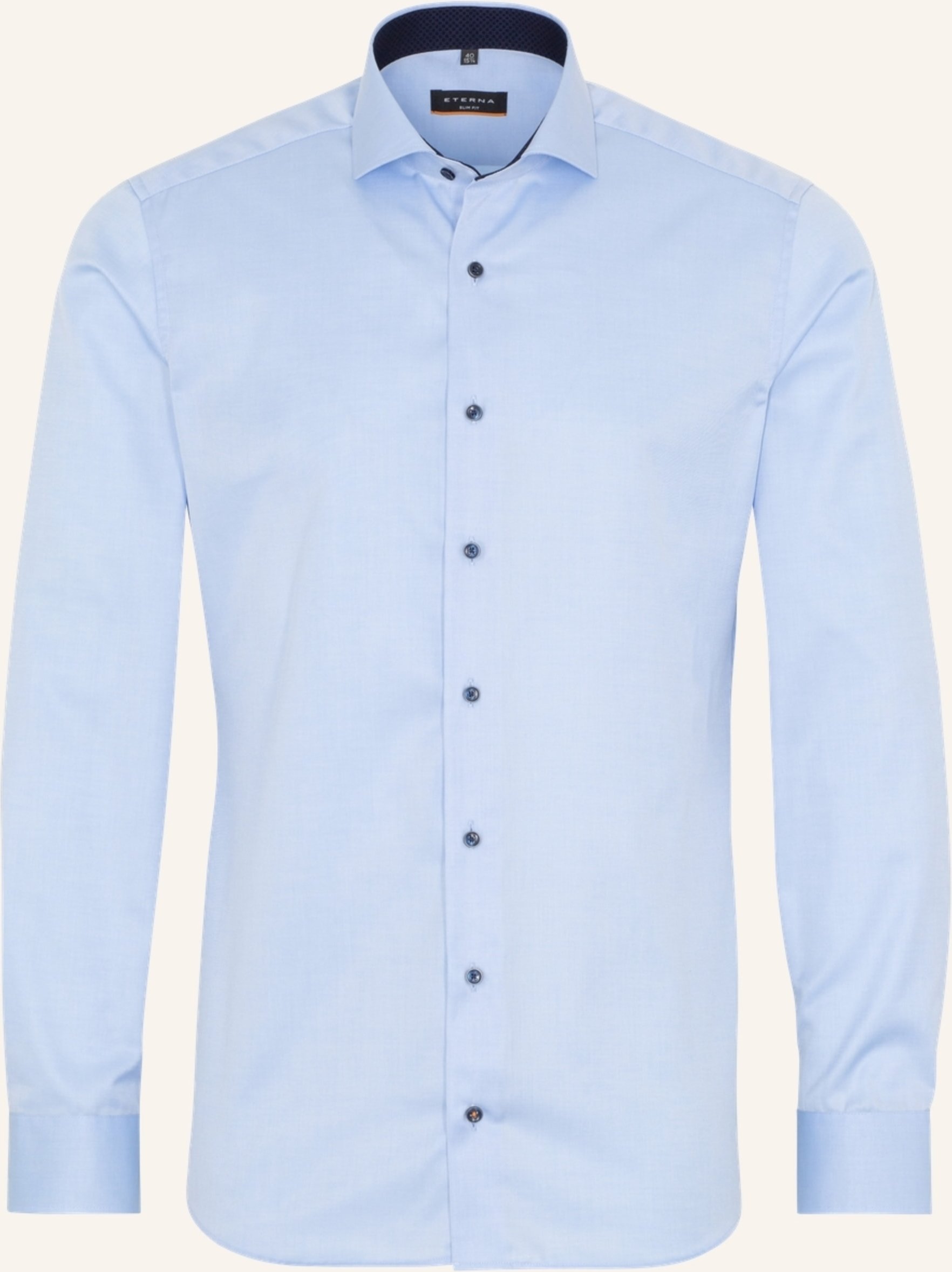 Eterna Hemd Slim Fit blau