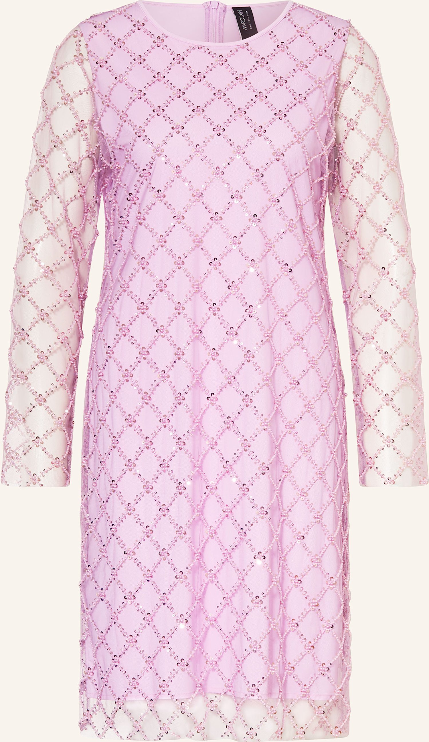 Thumbnail - Marc Cain Cocktailkleid Aus Mesh rosa