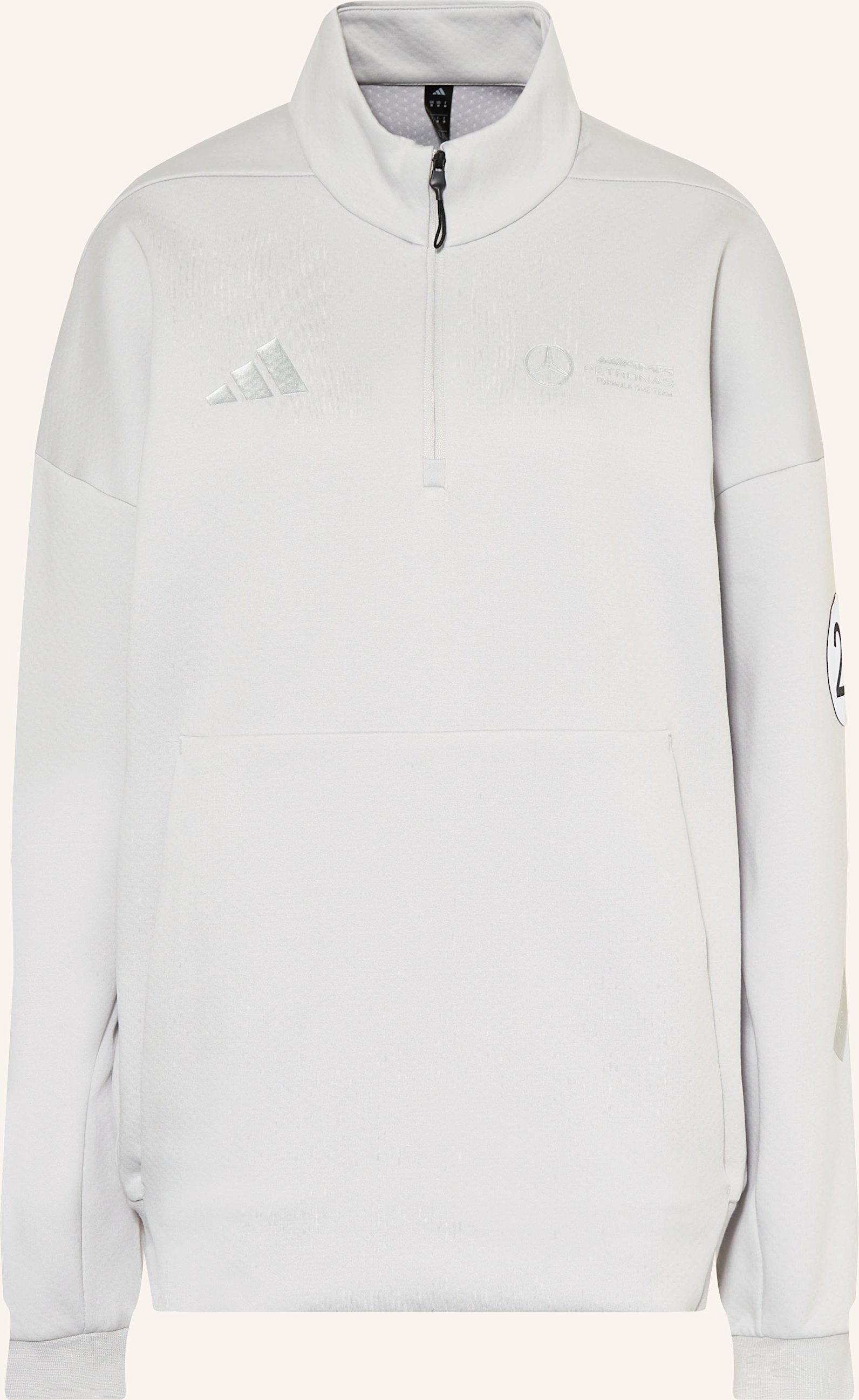 Adidas Sweat-Troyer Mercedes - Amg Petronas Formula One Team Silver Arrows grau