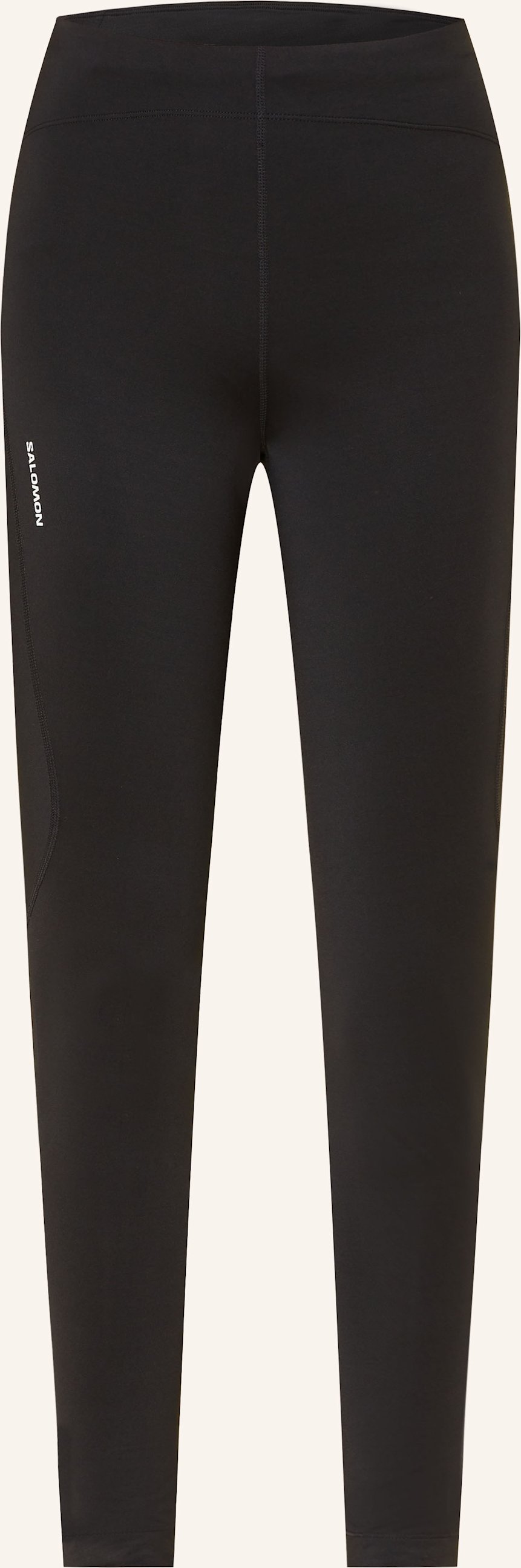 Thumbnail - Salomon Lauf-Tights Shakeout Core Warm schwarz