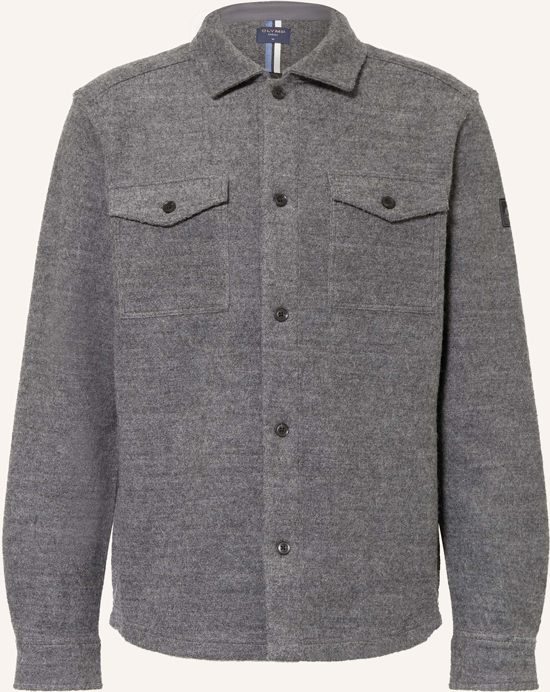 Olymp Overshirt grau