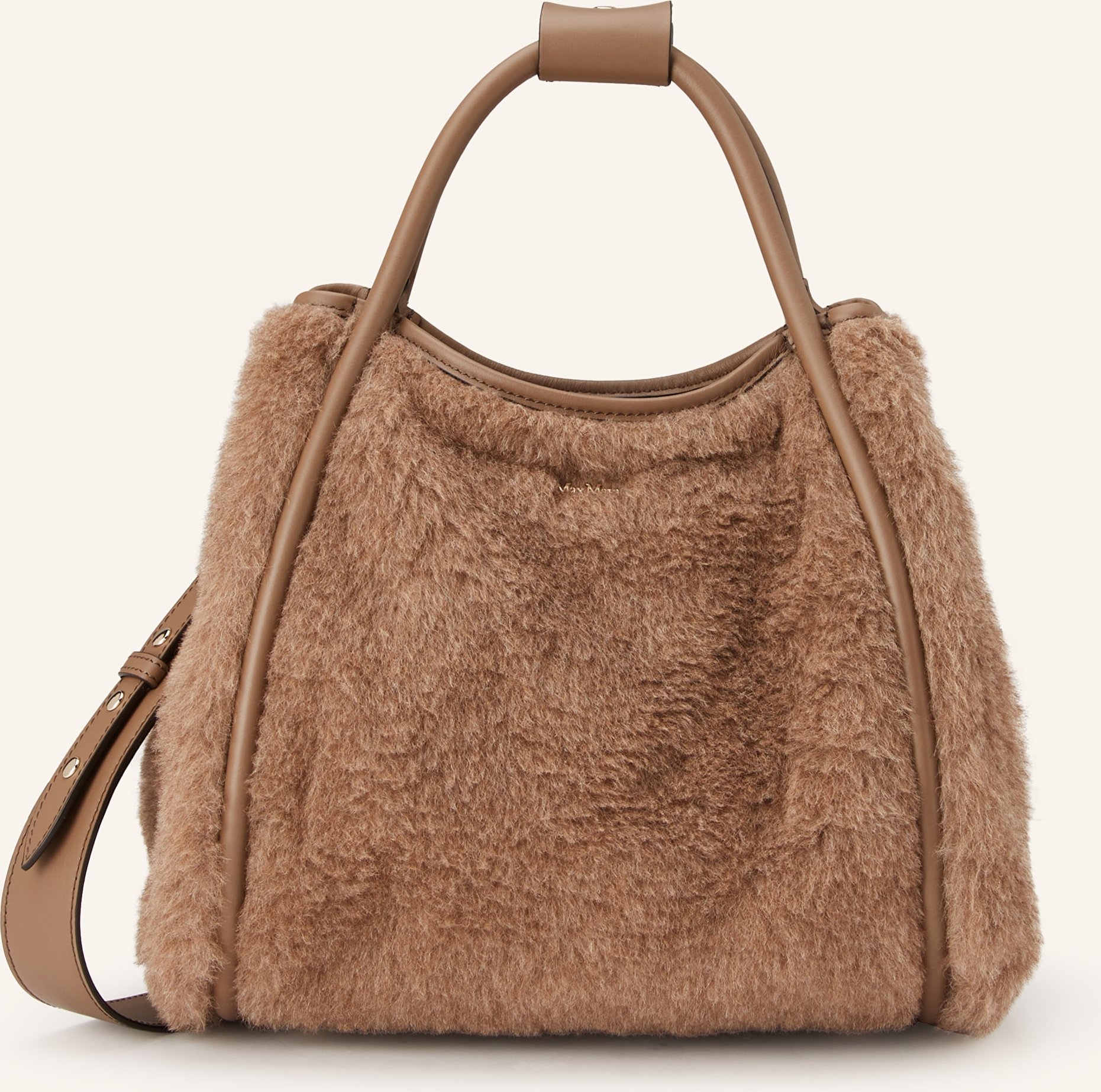 Max Mara Handtasche Marine Small braun