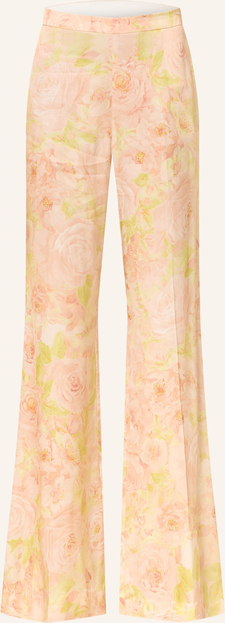 Sandro Marlenehose Aus Satin pink