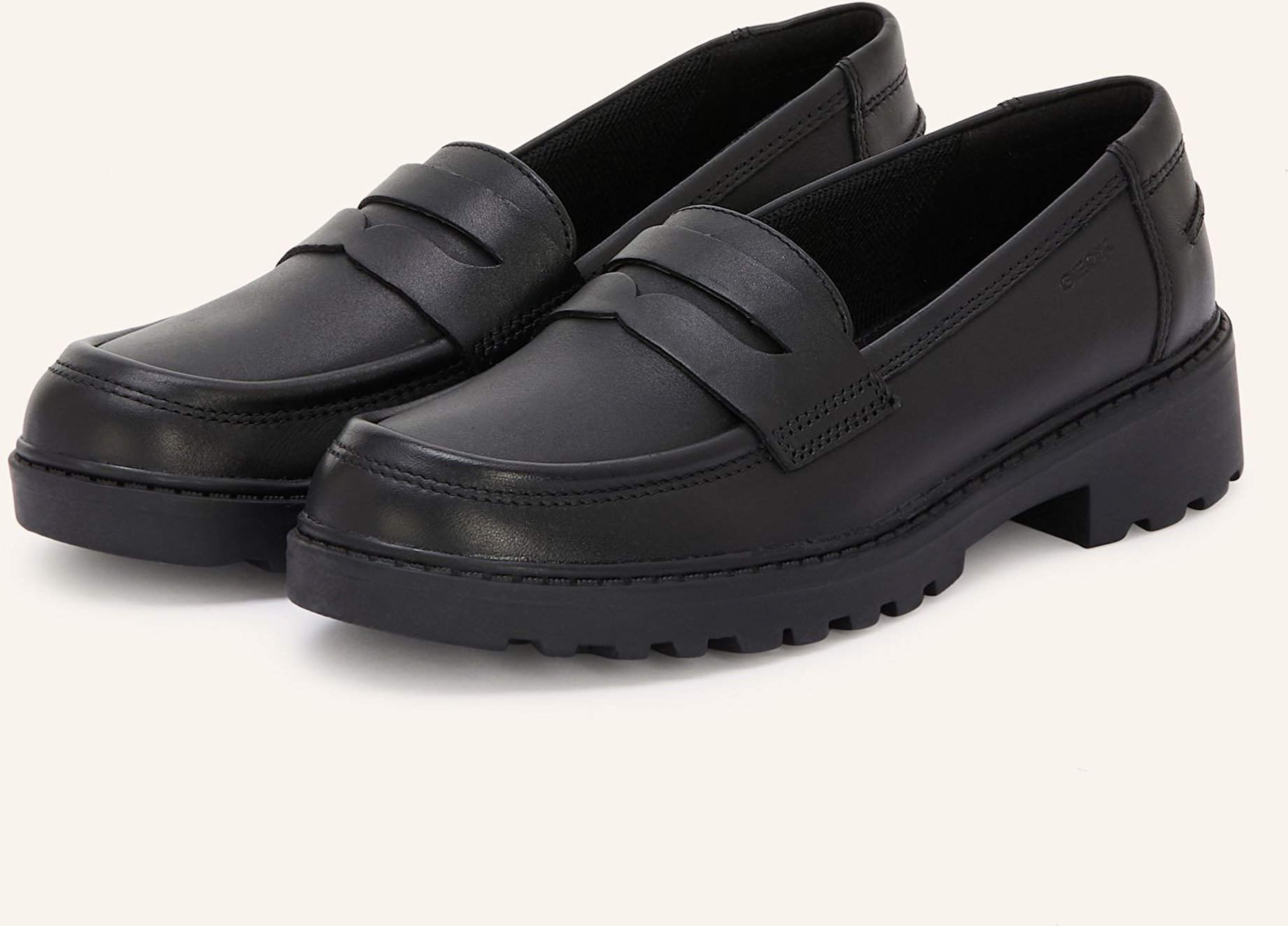 Thumbnail - Geox Penny-Loafer Casey schwarz