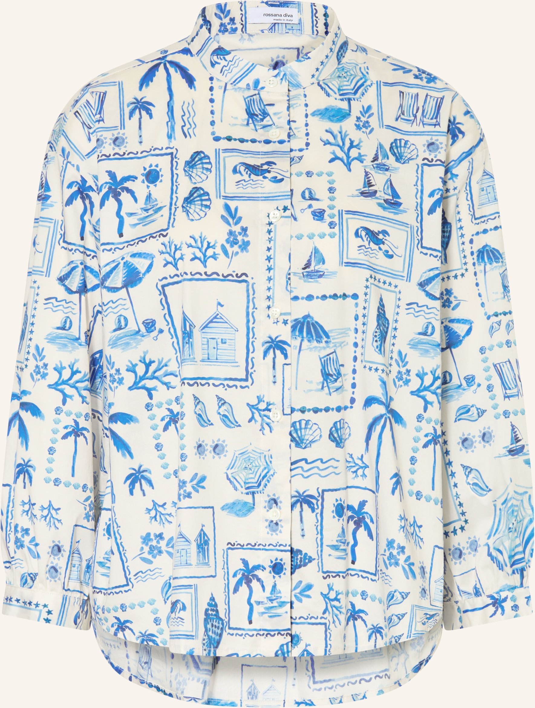 Rossana Diva Bluse Mit 3/4-Arm blau