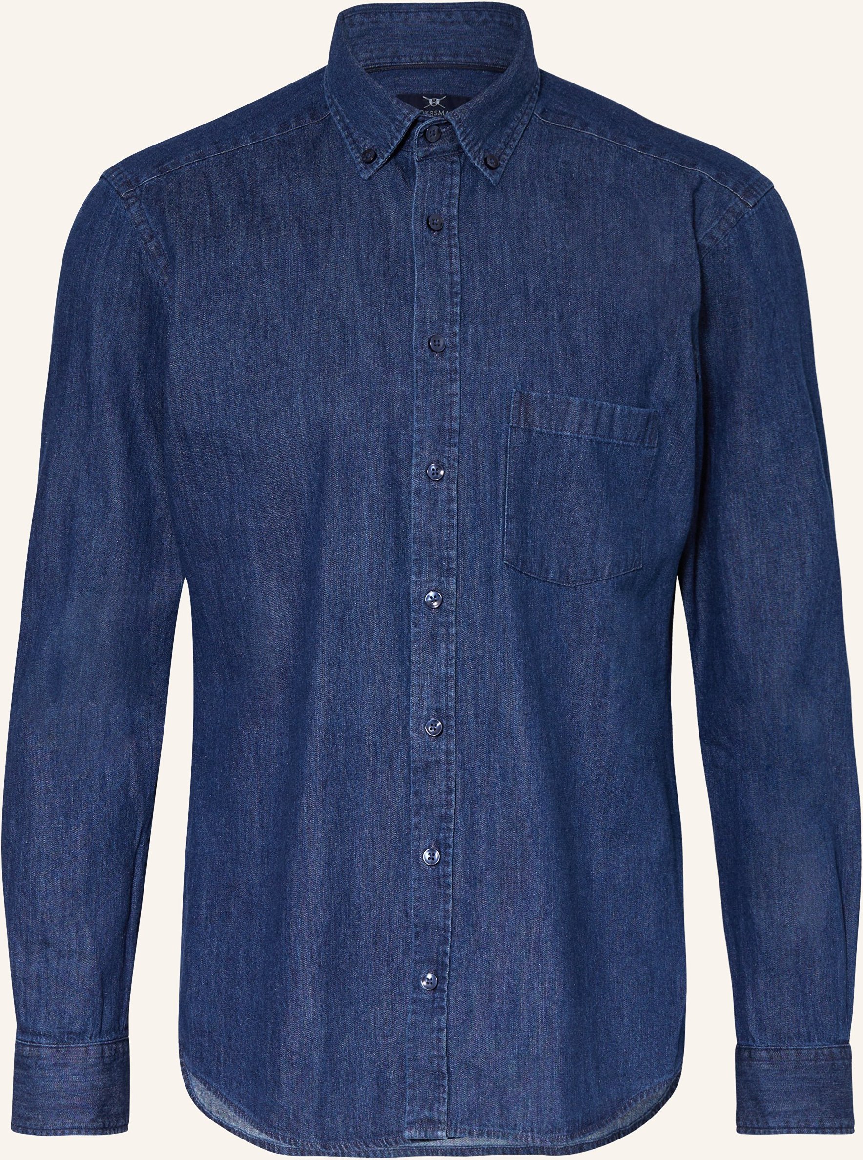 Strokesman's Jeanshemd Regular Fit blau
