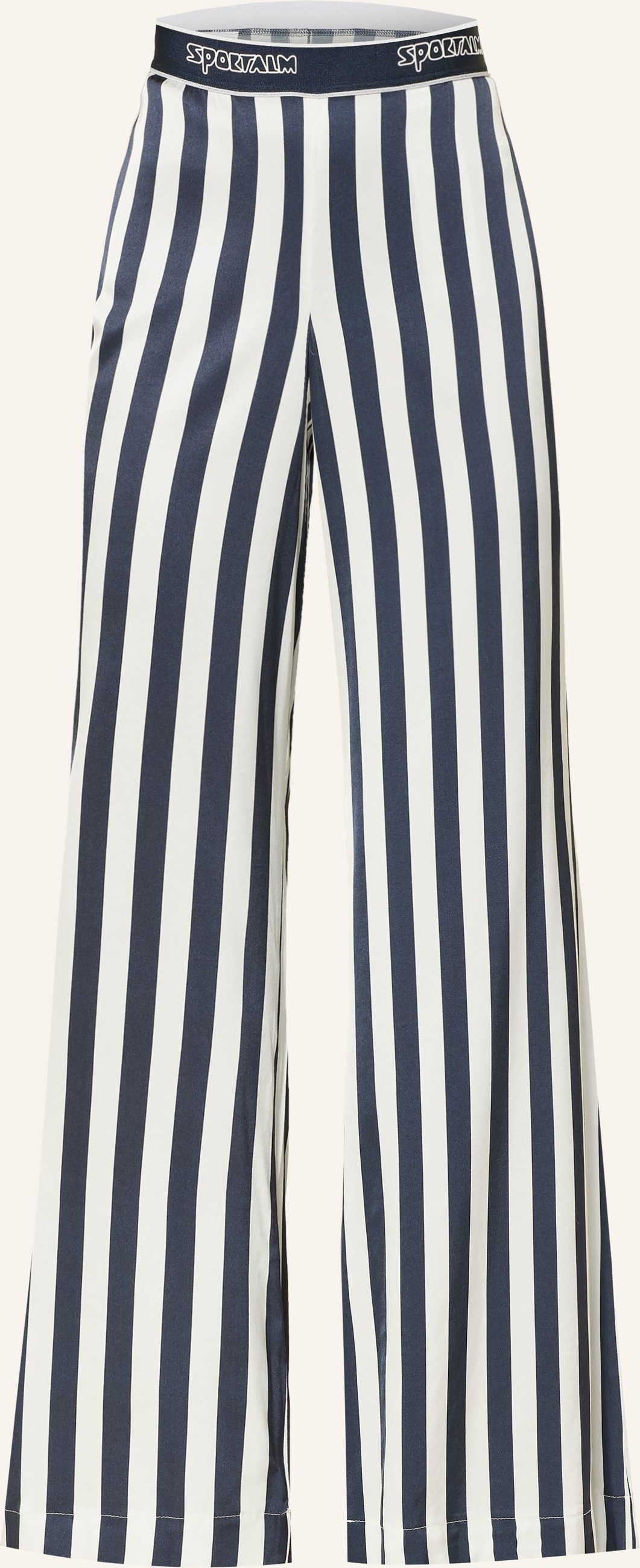 Sportalm Marlenehose Aus Satin blau