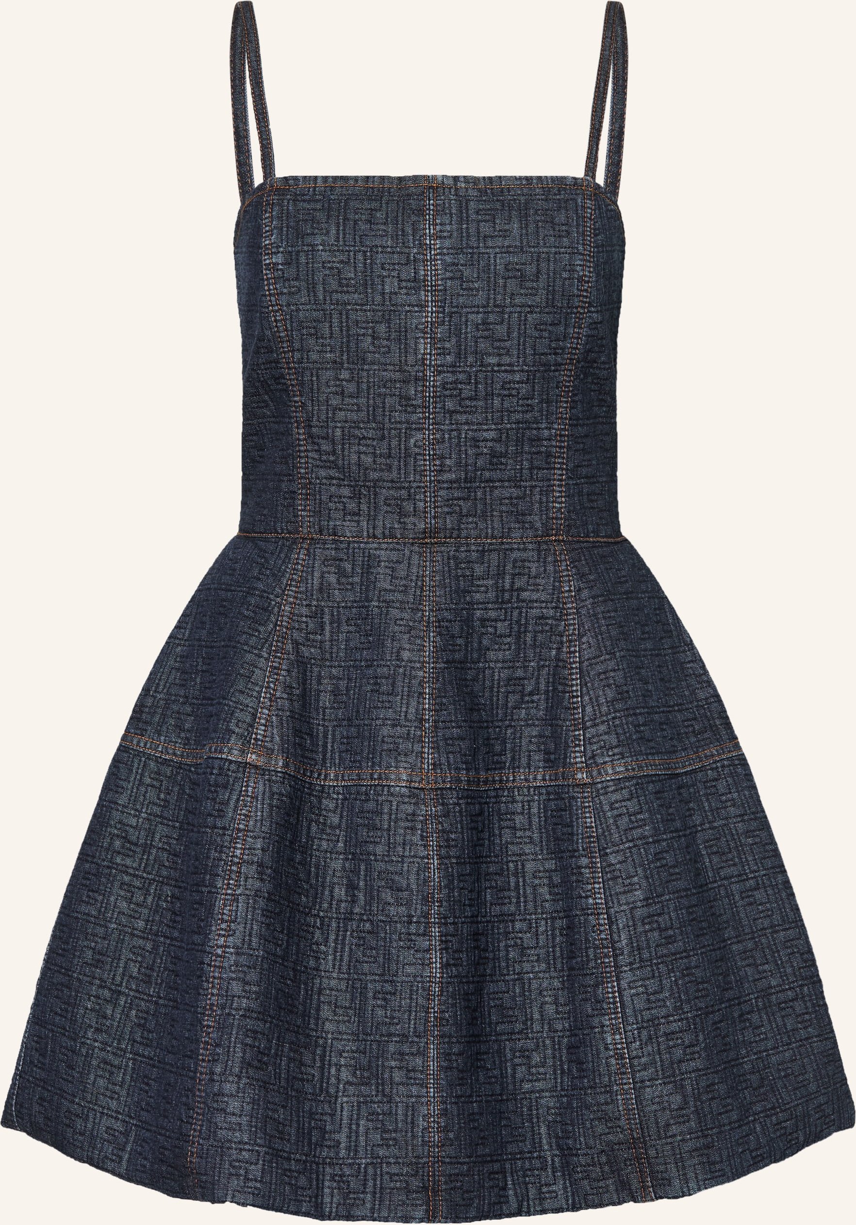 Fendi Kleid In Jeansoptik blau