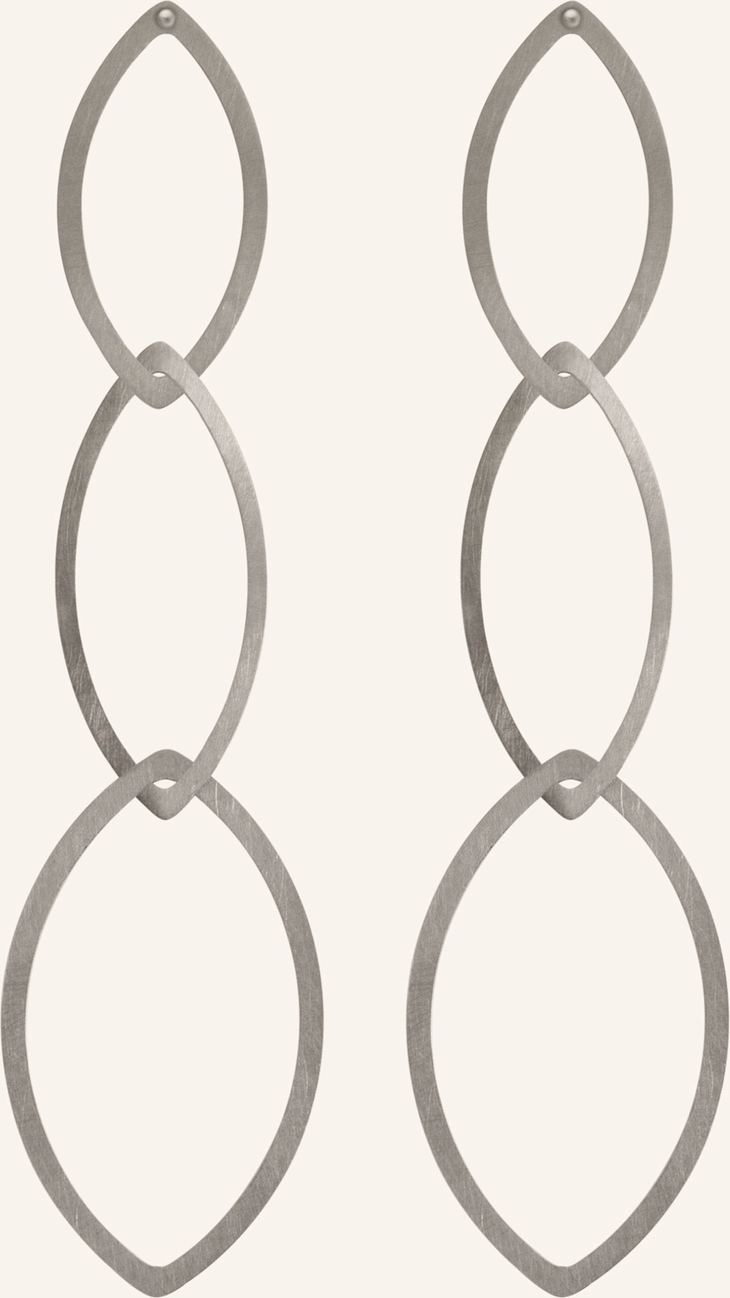 Niessing Ohrhänger Quinta Navette silber