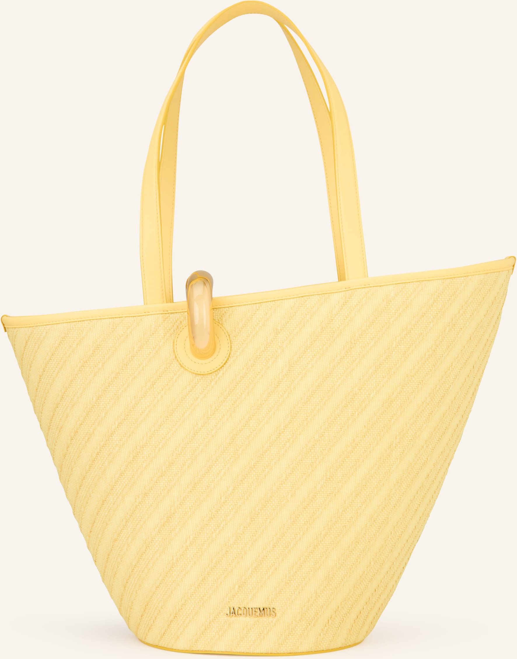 Jacquemus Shopper Le Bambola gelb