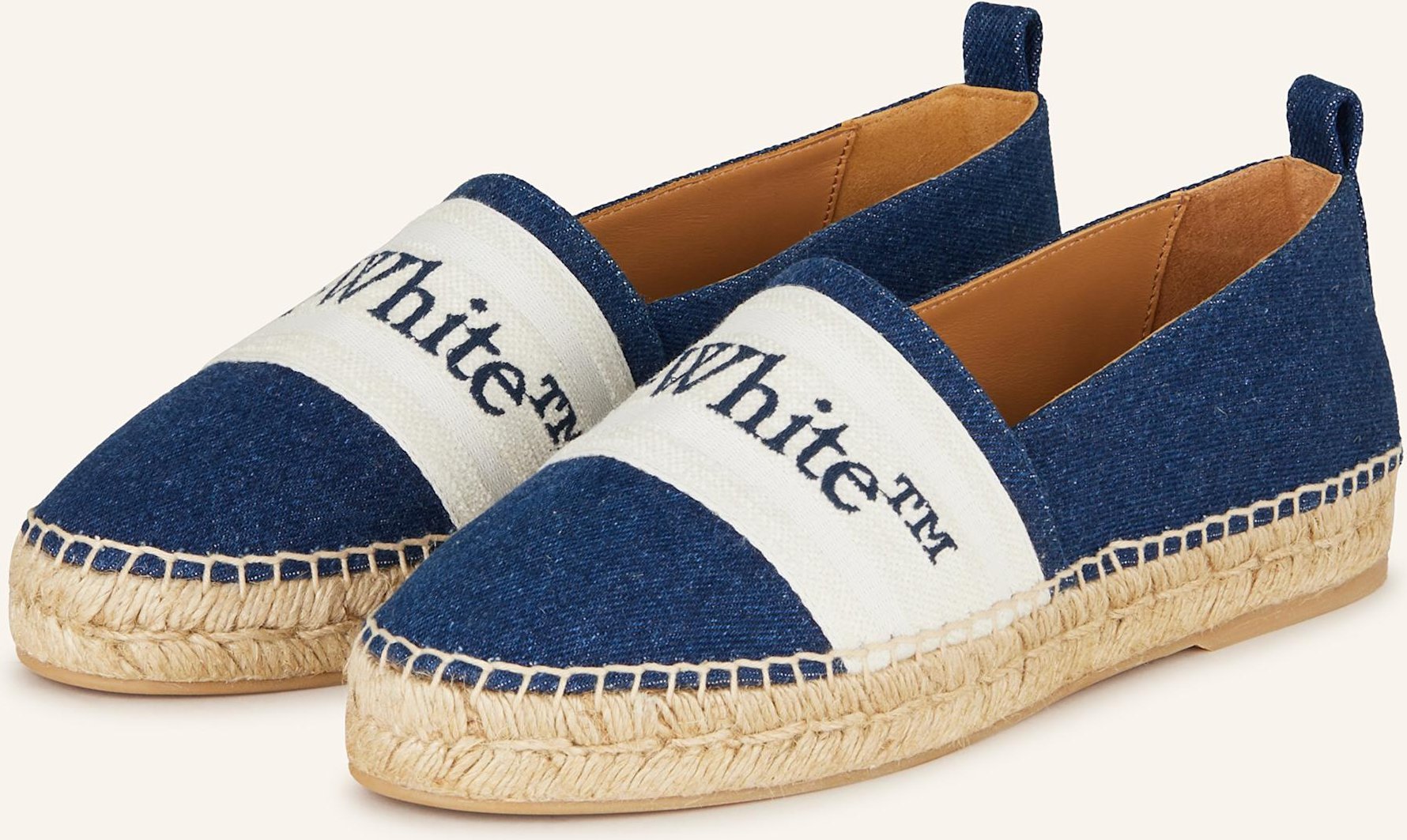 Off-White Espadrilles Bookish blau