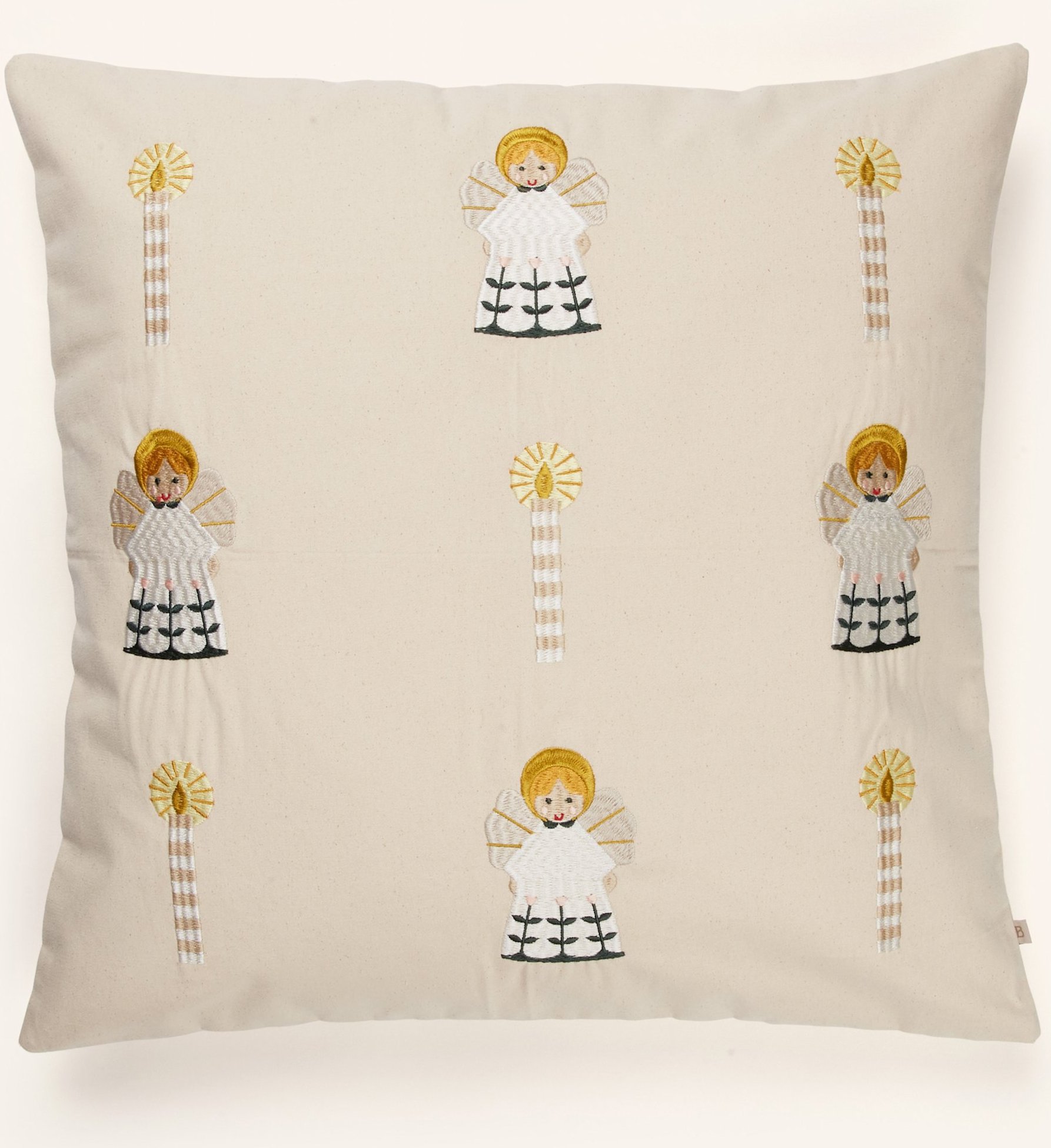 Broste Copenhagen Dekokissenhülle Fairy Tale beige