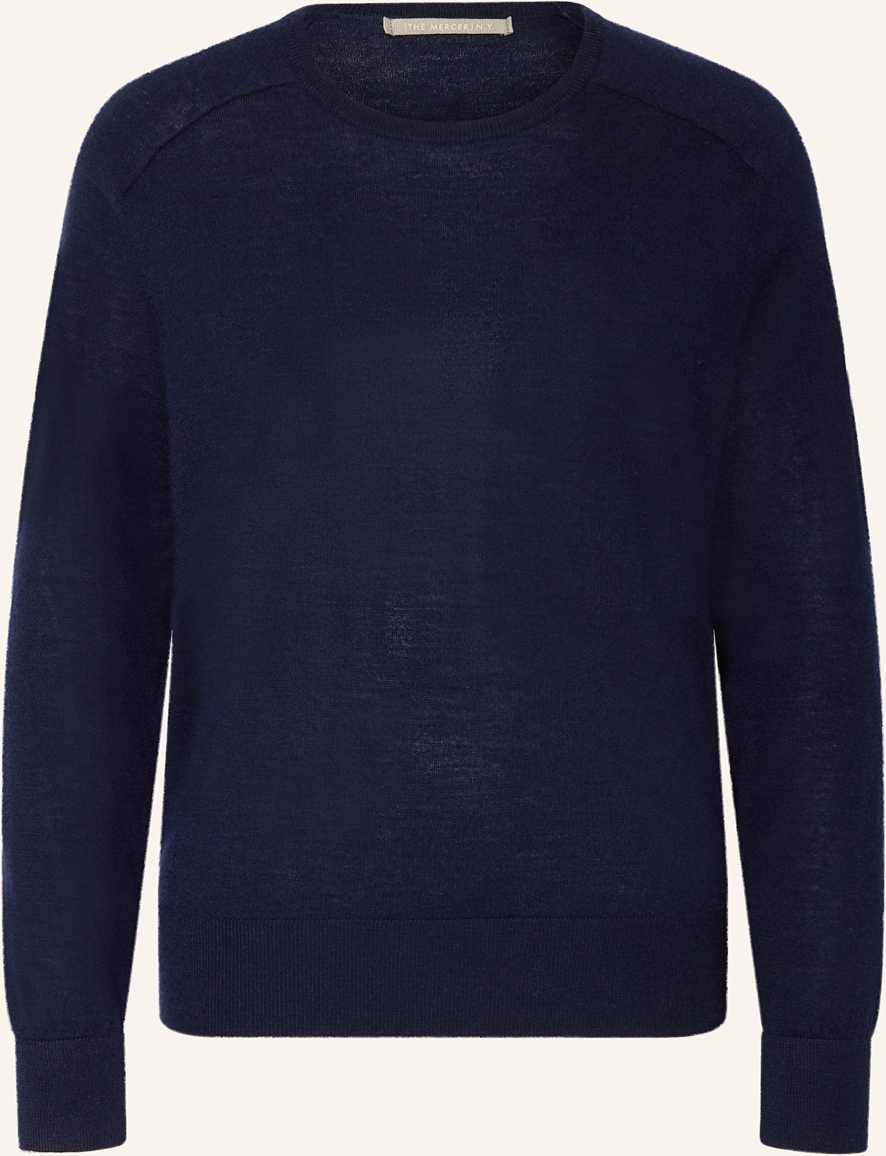 Thumbnail - (The Mercer) N.Y. Pullover Aus Merinowolle blau