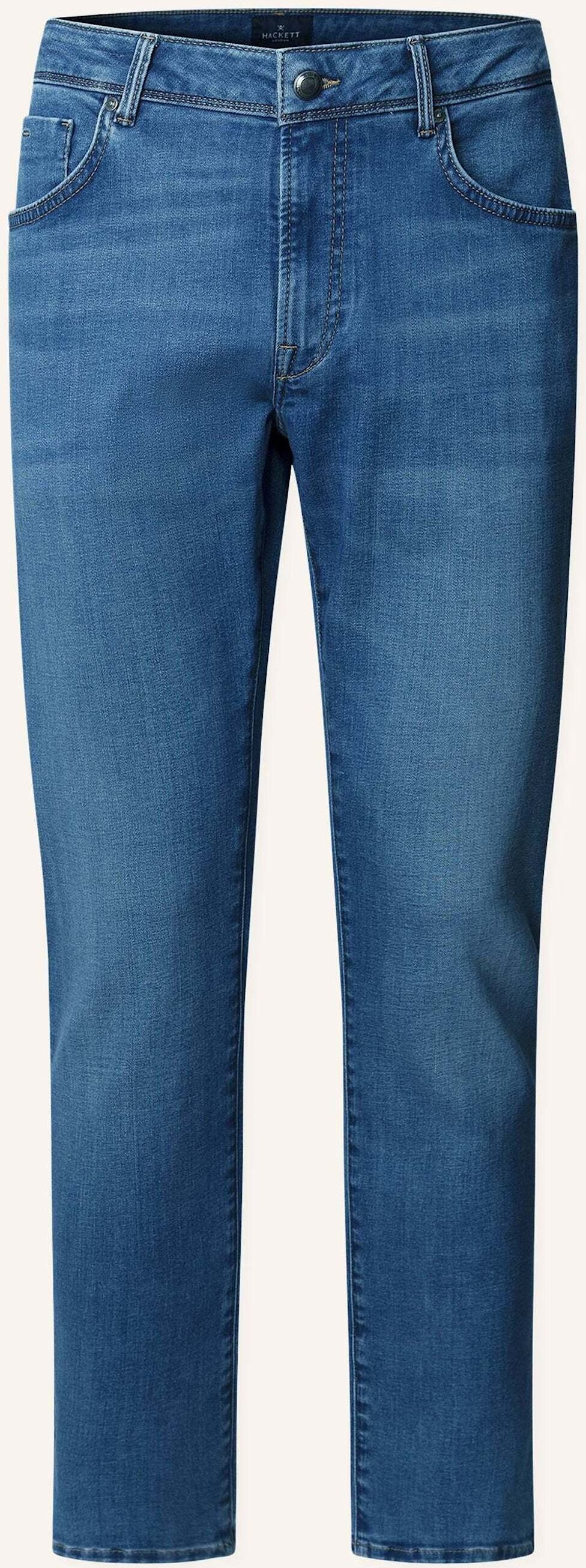 Hackett London Jeans Overall Powerflex Lt Wash blau