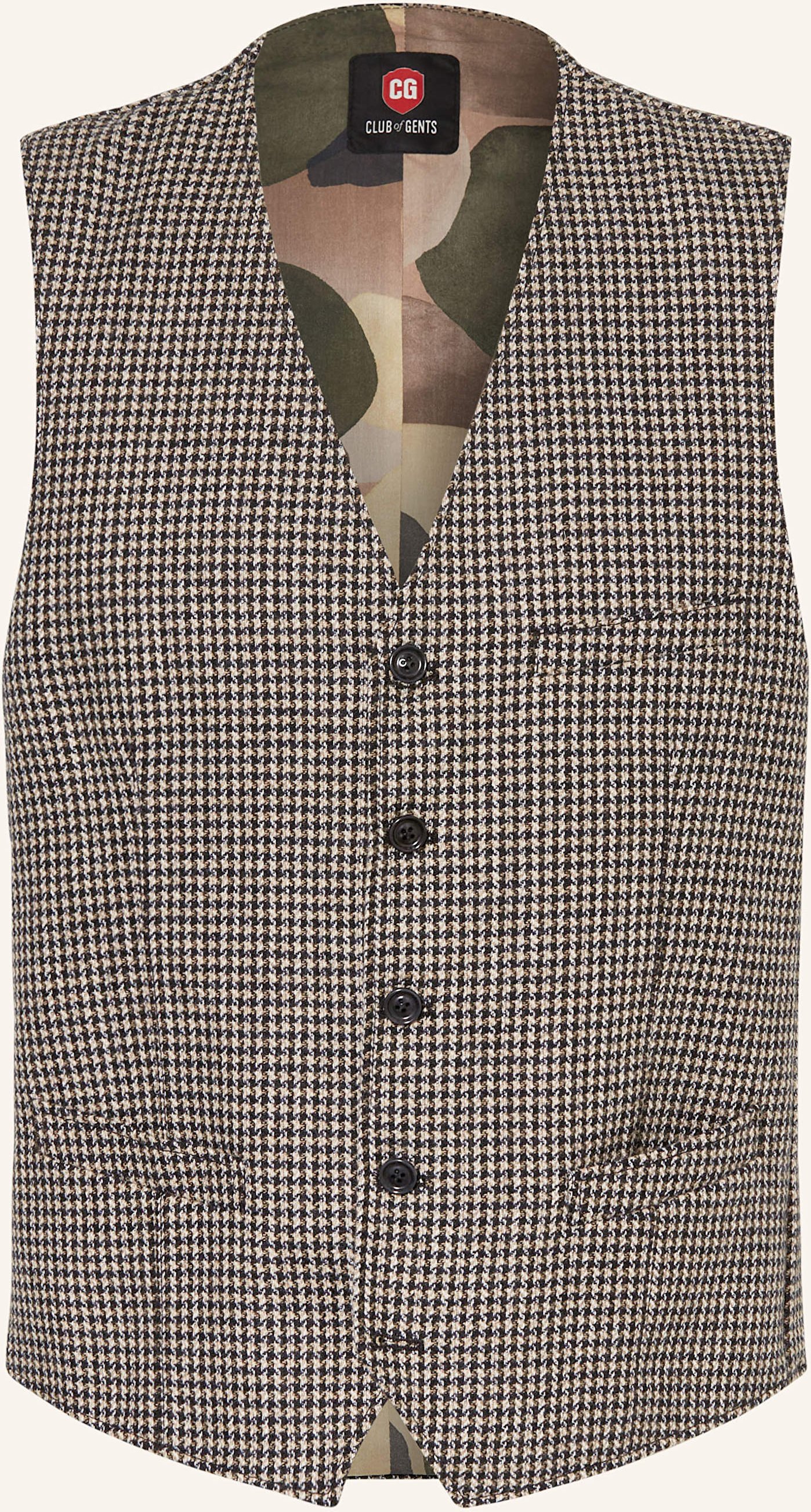 Cg - Club Of Gents Anzugweste Cg Morley Slim Fit blau