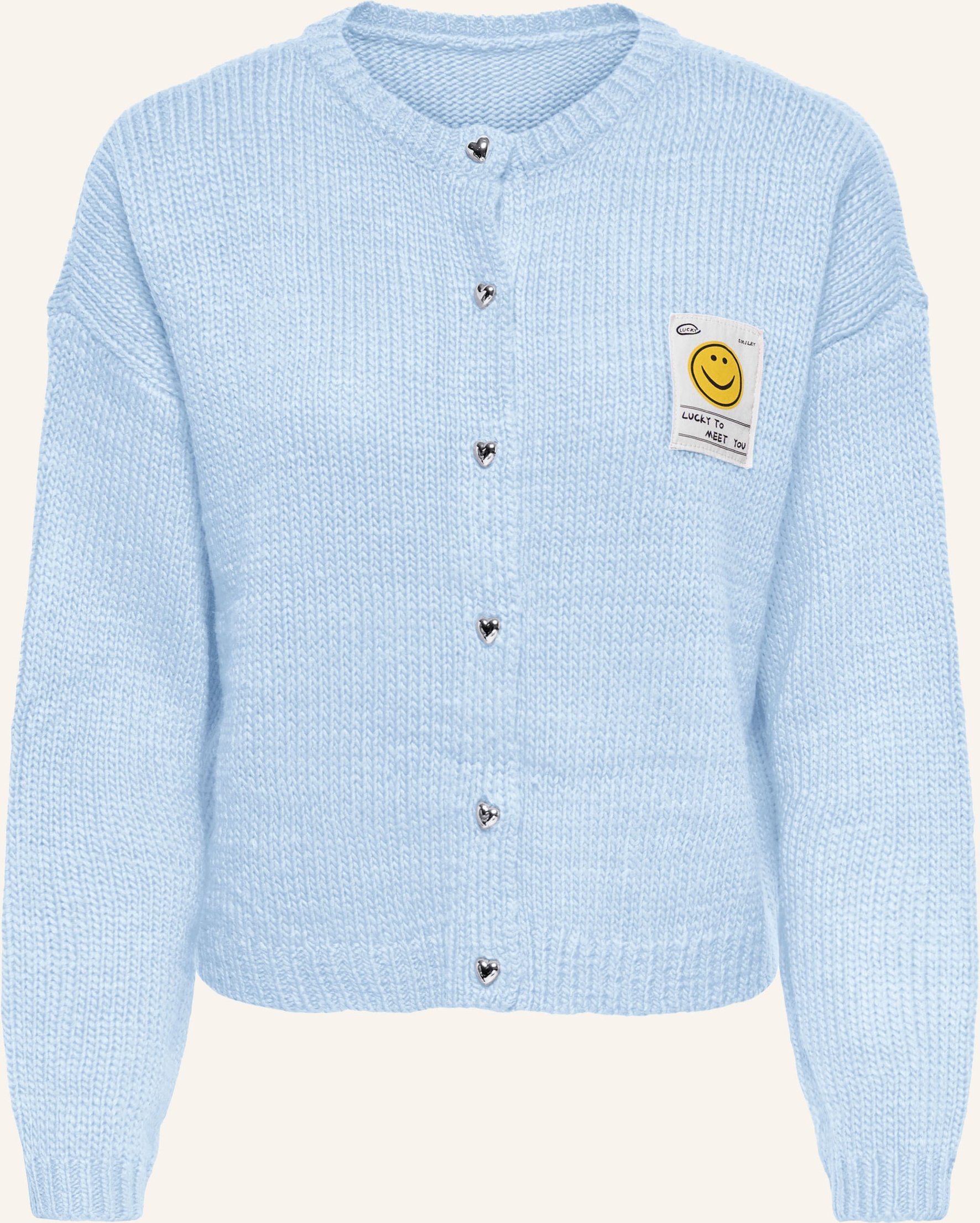 Only Strickjacke blau